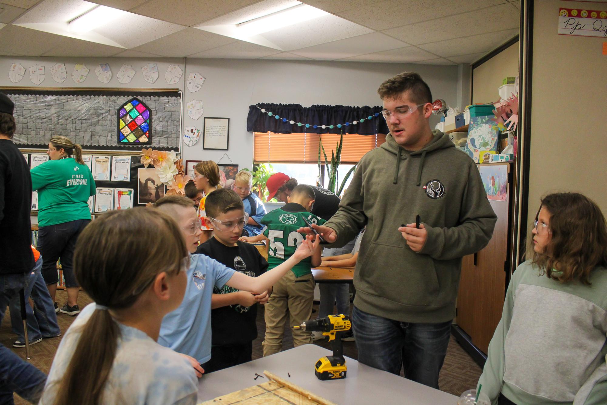 Finishing the Bat Houses (Photos by Janie Simard)