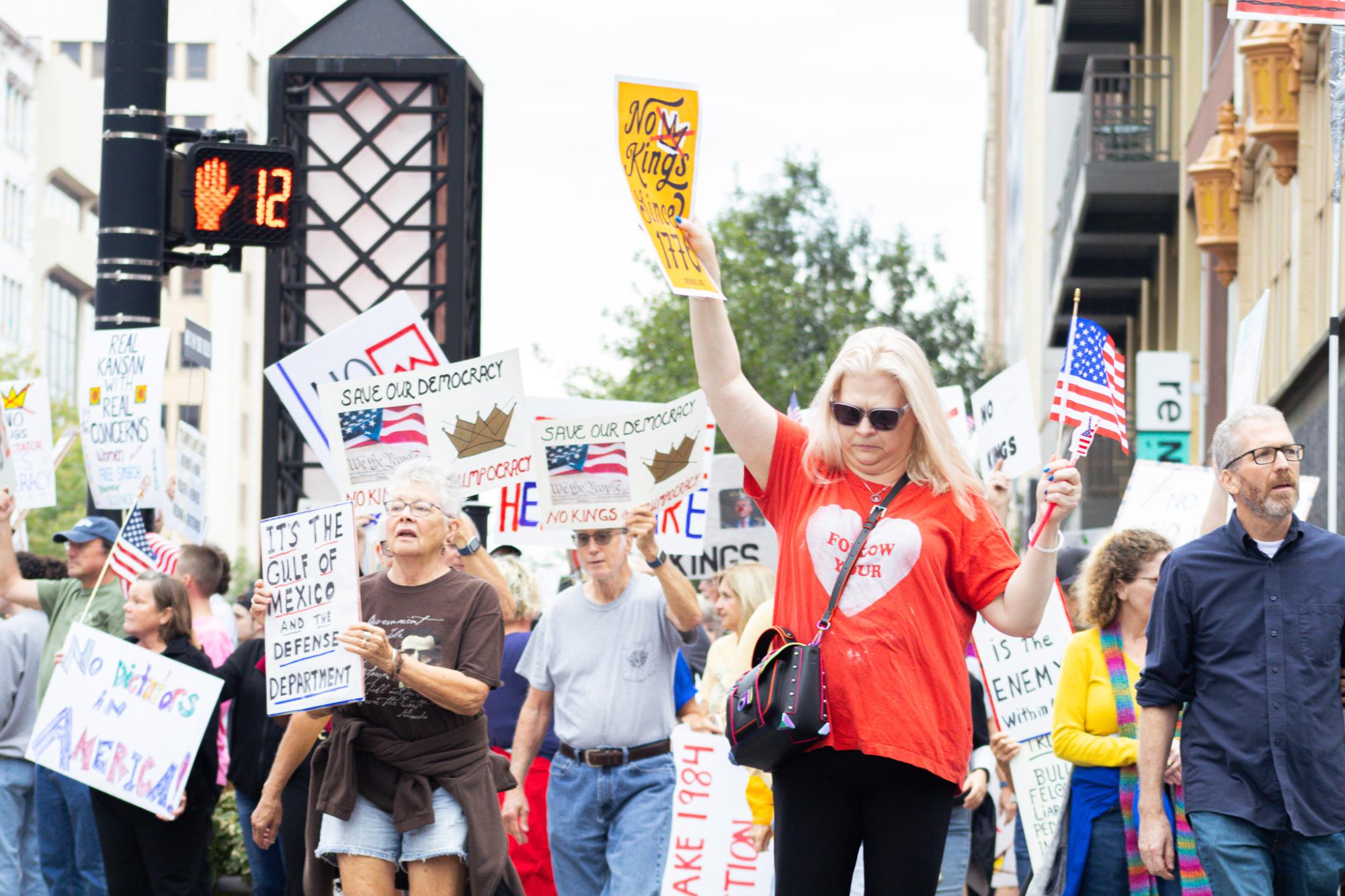 No Kings Protest (Photos by Ava Mbawuike)