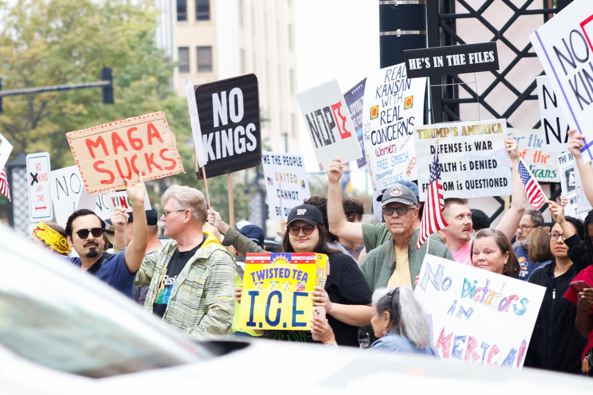No Kings Protest (Photos by Ava Mbawuike)