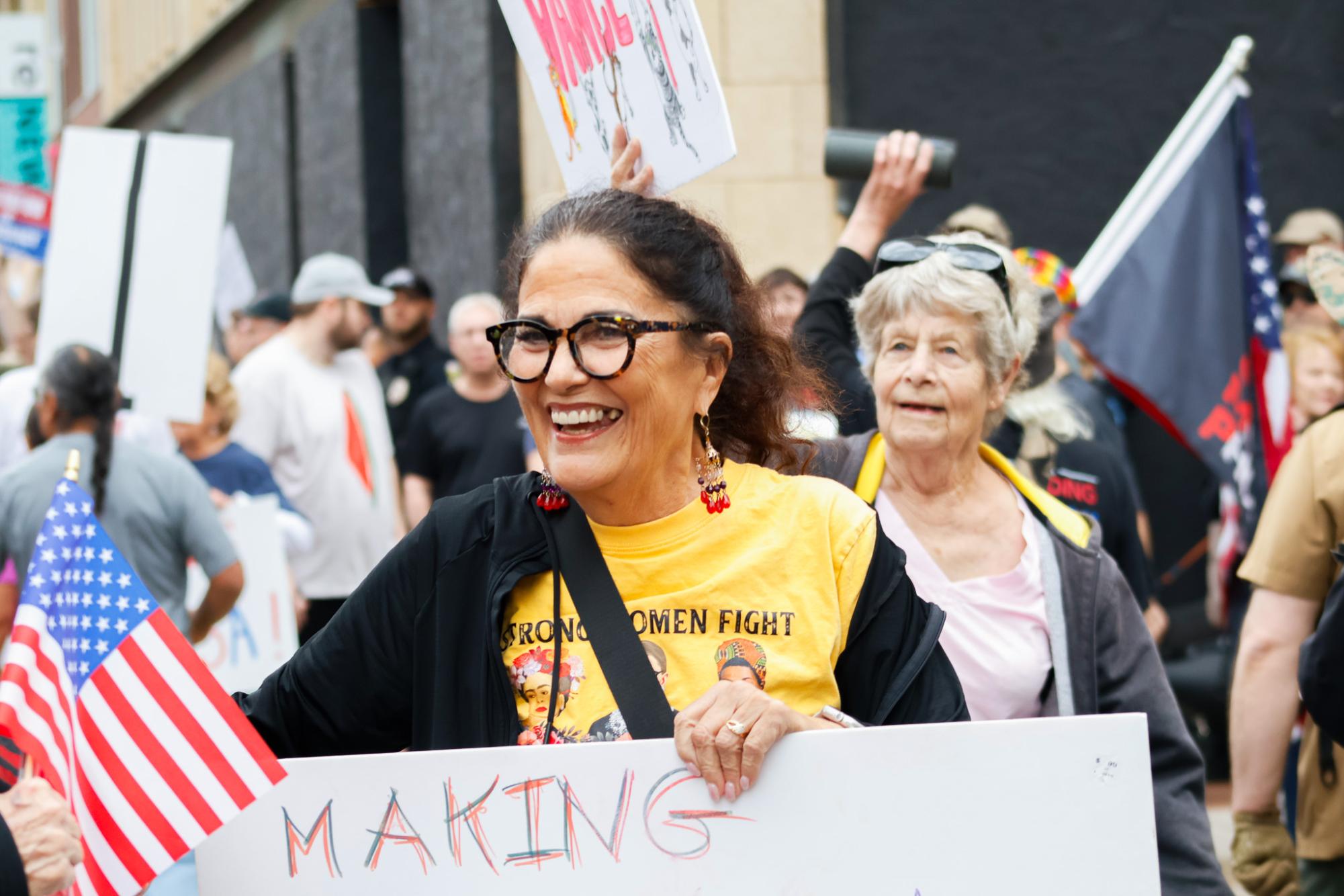 No Kings Protest (Photos by Ava Mbawuike)