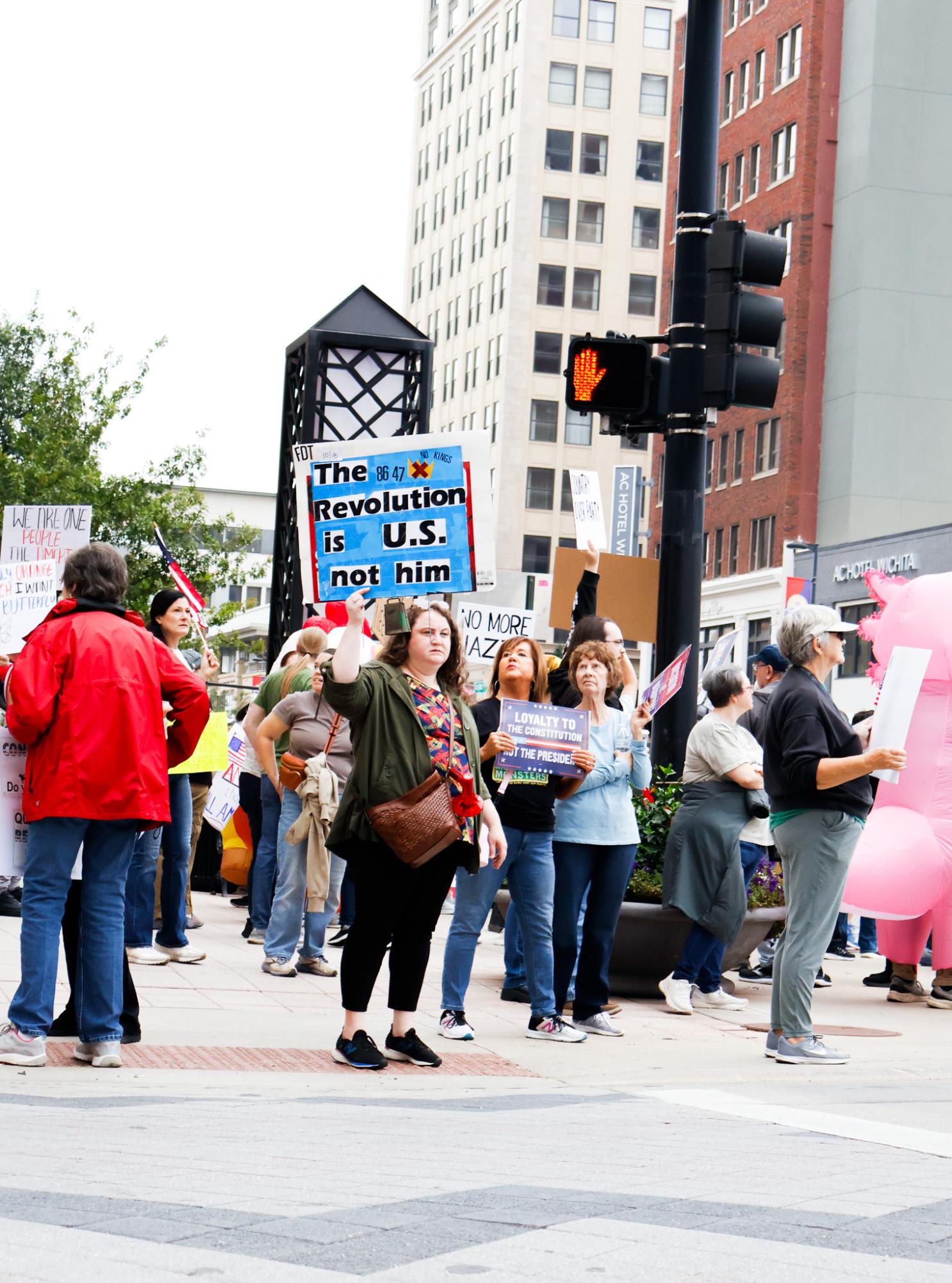 No Kings Protest (Photos by Ava Mbawuike)