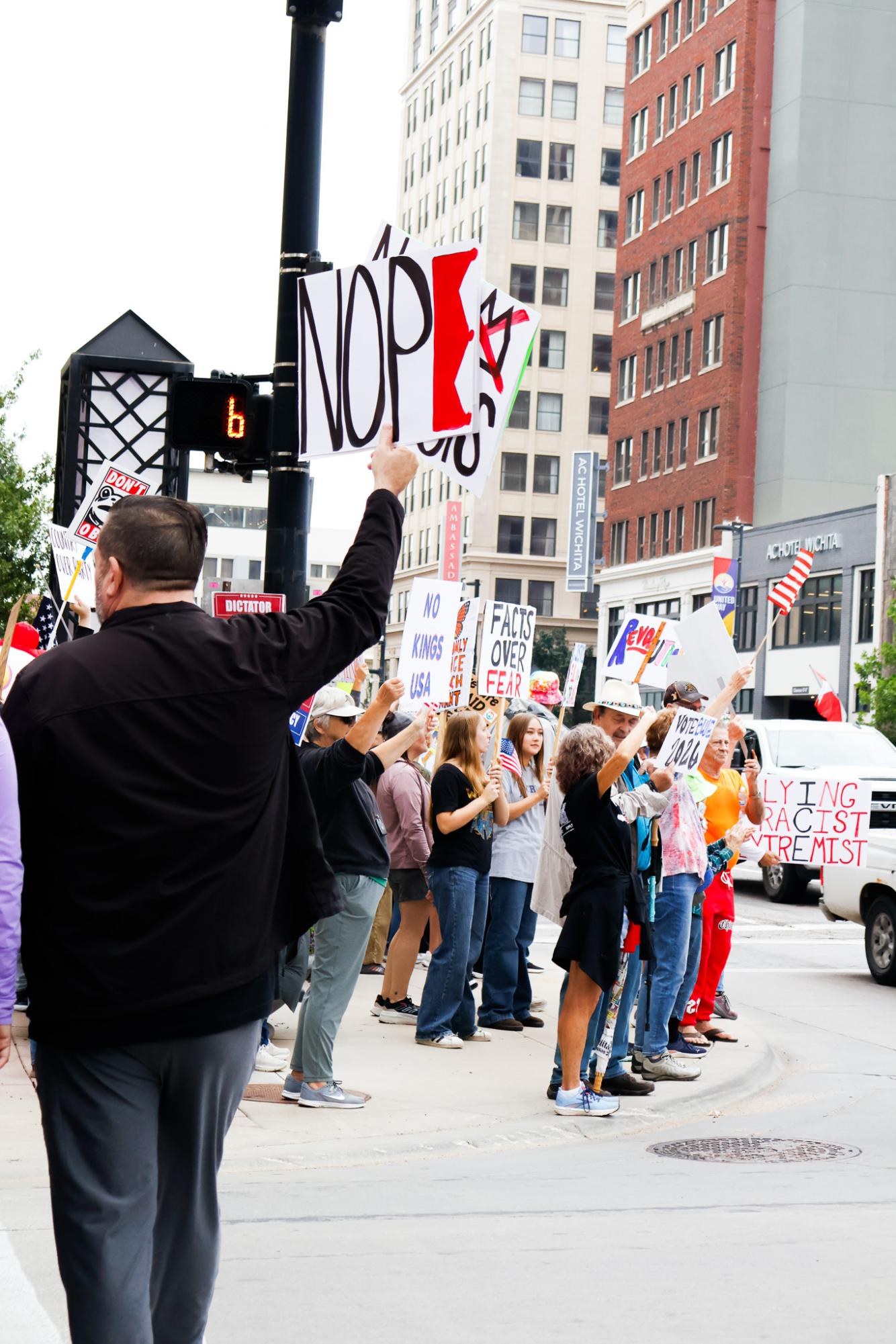 No Kings Protest (Photos by Ava Mbawuike)
