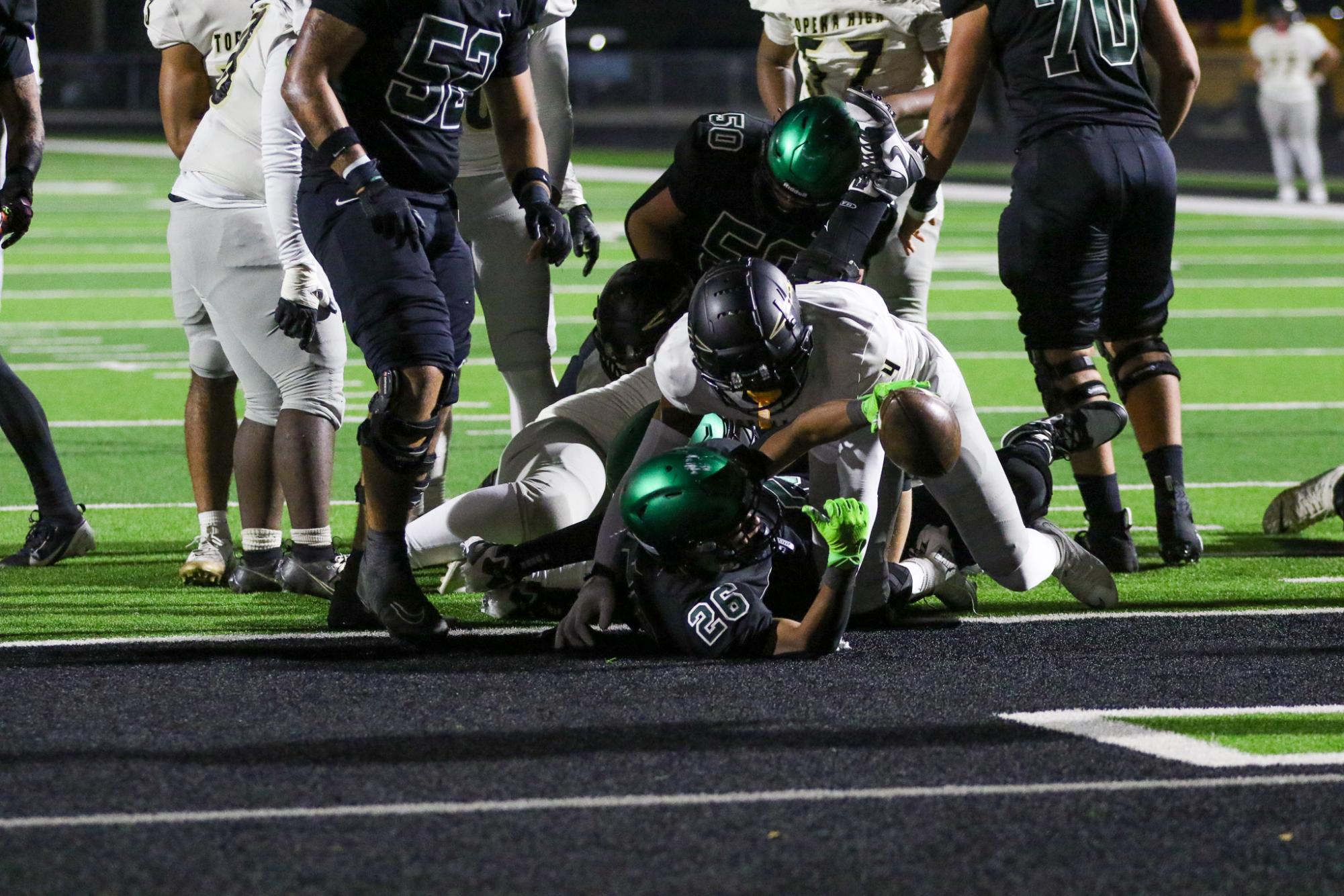 Football vs. Topeka and Senior night (Photos by Isabella Webb)