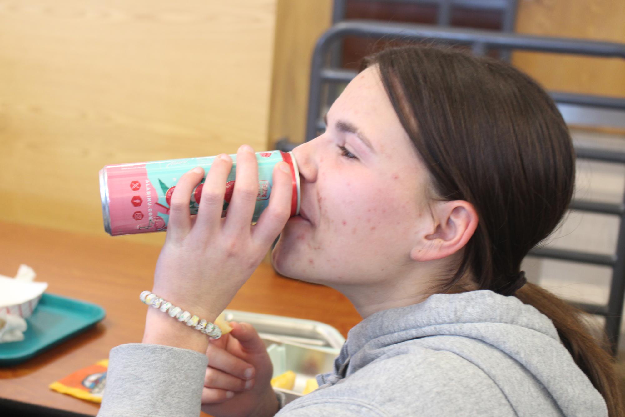 Energy drinks are a favorite of students