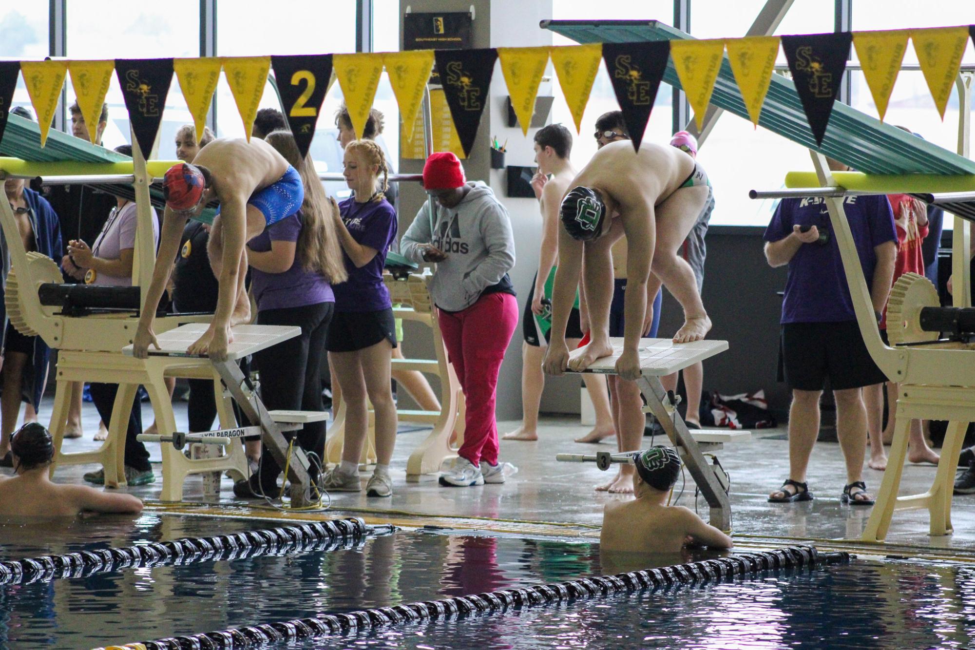 Boys Swim At Southeast (Photos by Olivia Grosser)