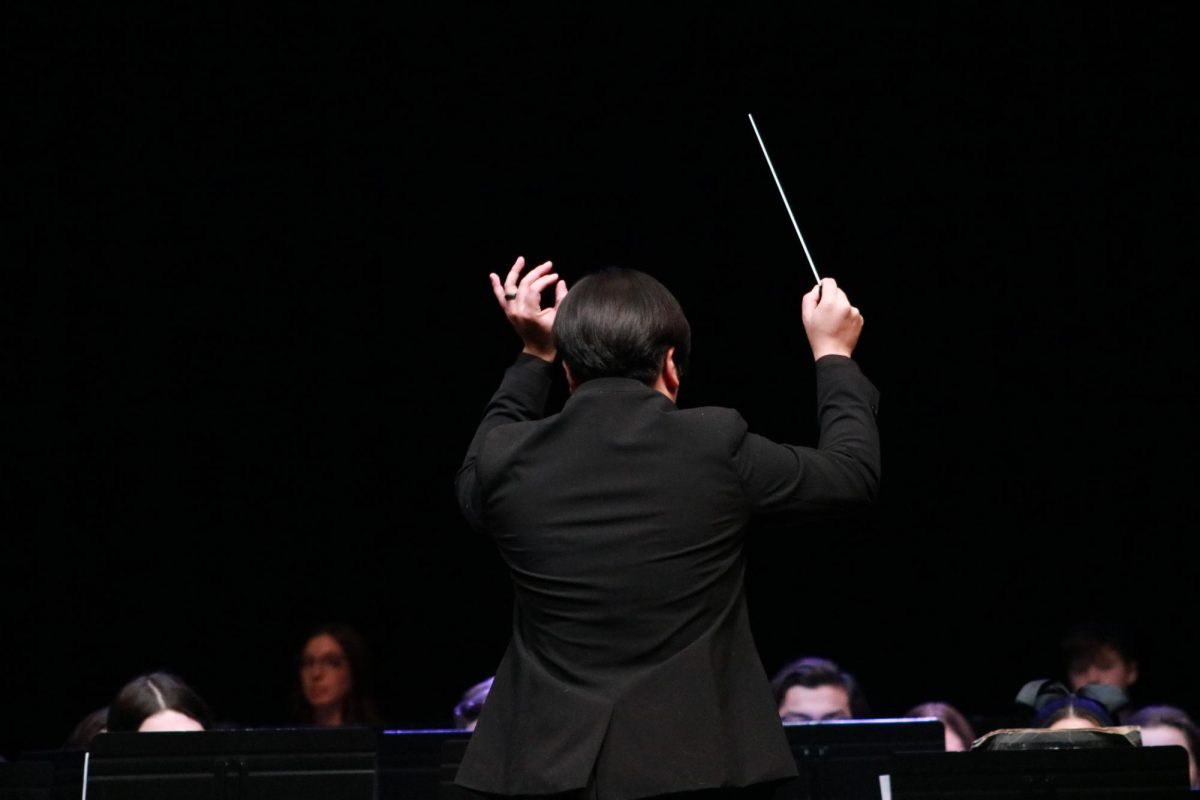 Concert Band had their last concert of the semester. They ended with a piece involving ripping their own papers and a soundtrack.