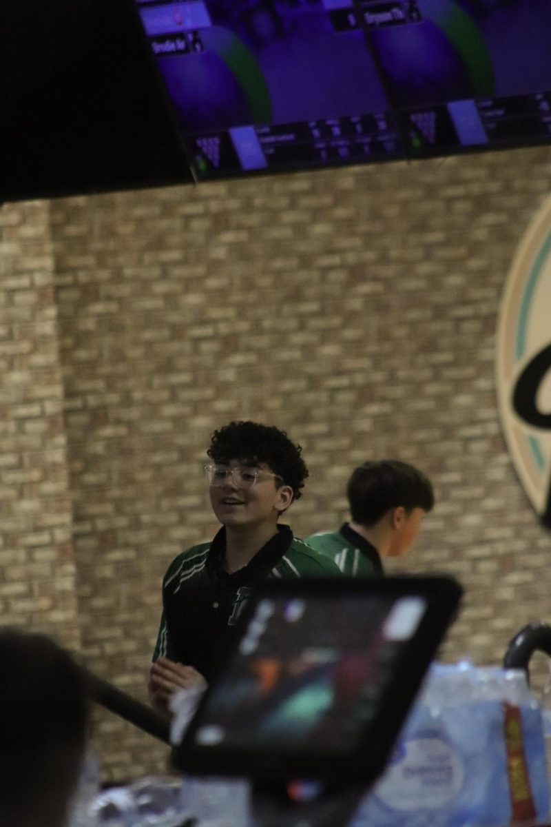 Student Laughing with teammate