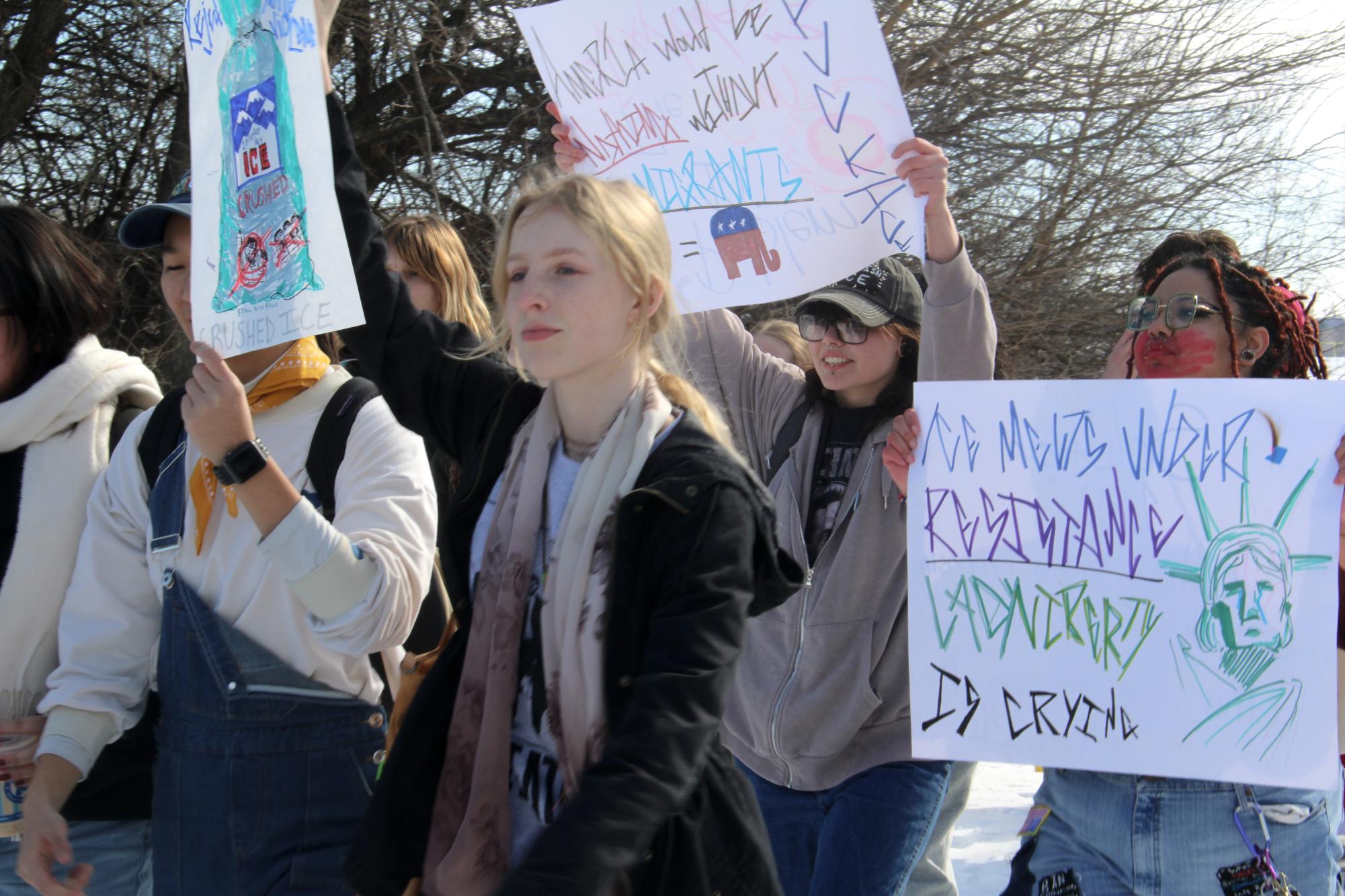 ICE Protest (Photos by Kameryn Feikert)