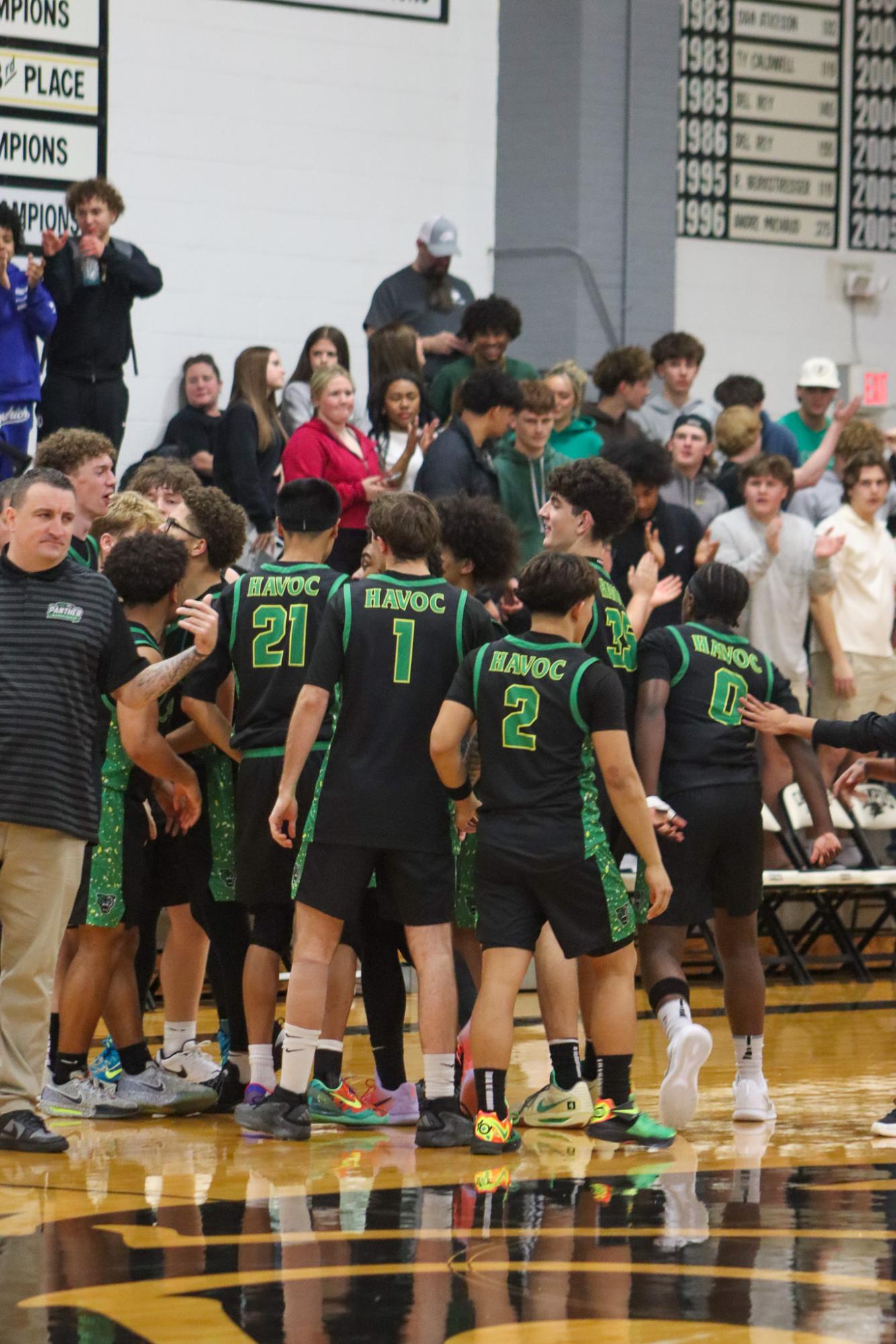 Boys varsity basketball vs. Campus (Photos by Delainey Stehephenson)
