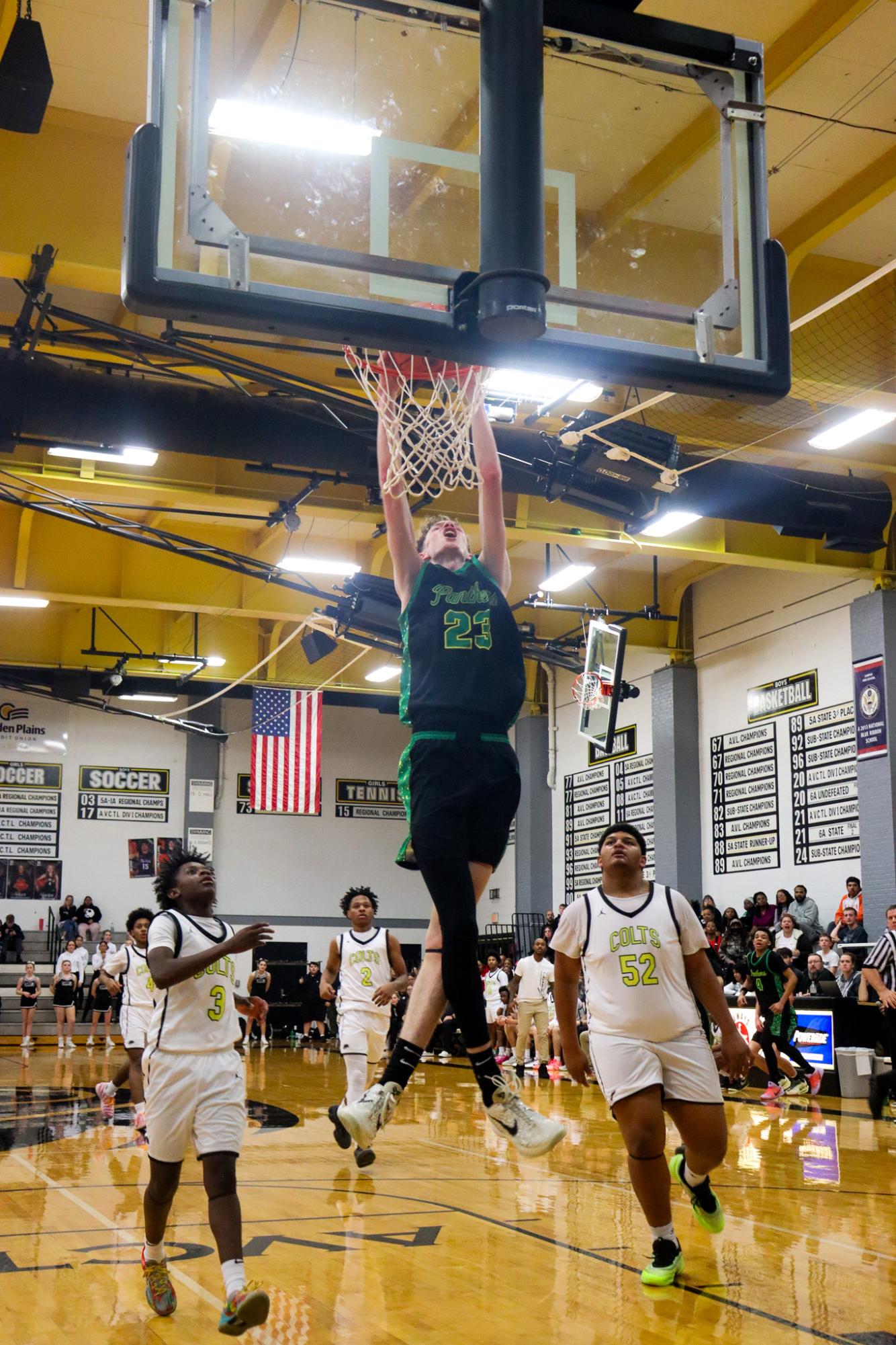 Boys varsity basketball vs. Campus (Photos by Delainey Stehephenson)