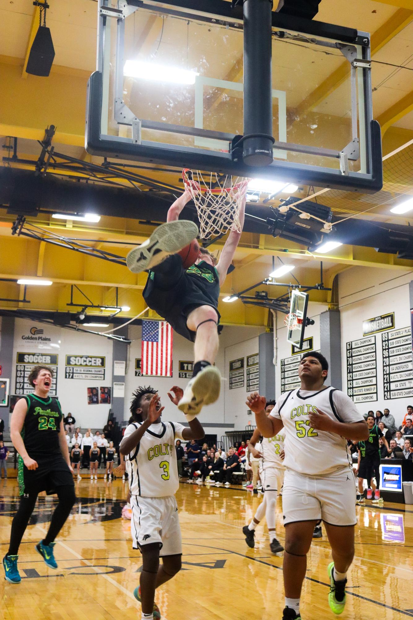 Boys varsity basketball vs. Campus (Photos by Delainey Stehephenson)