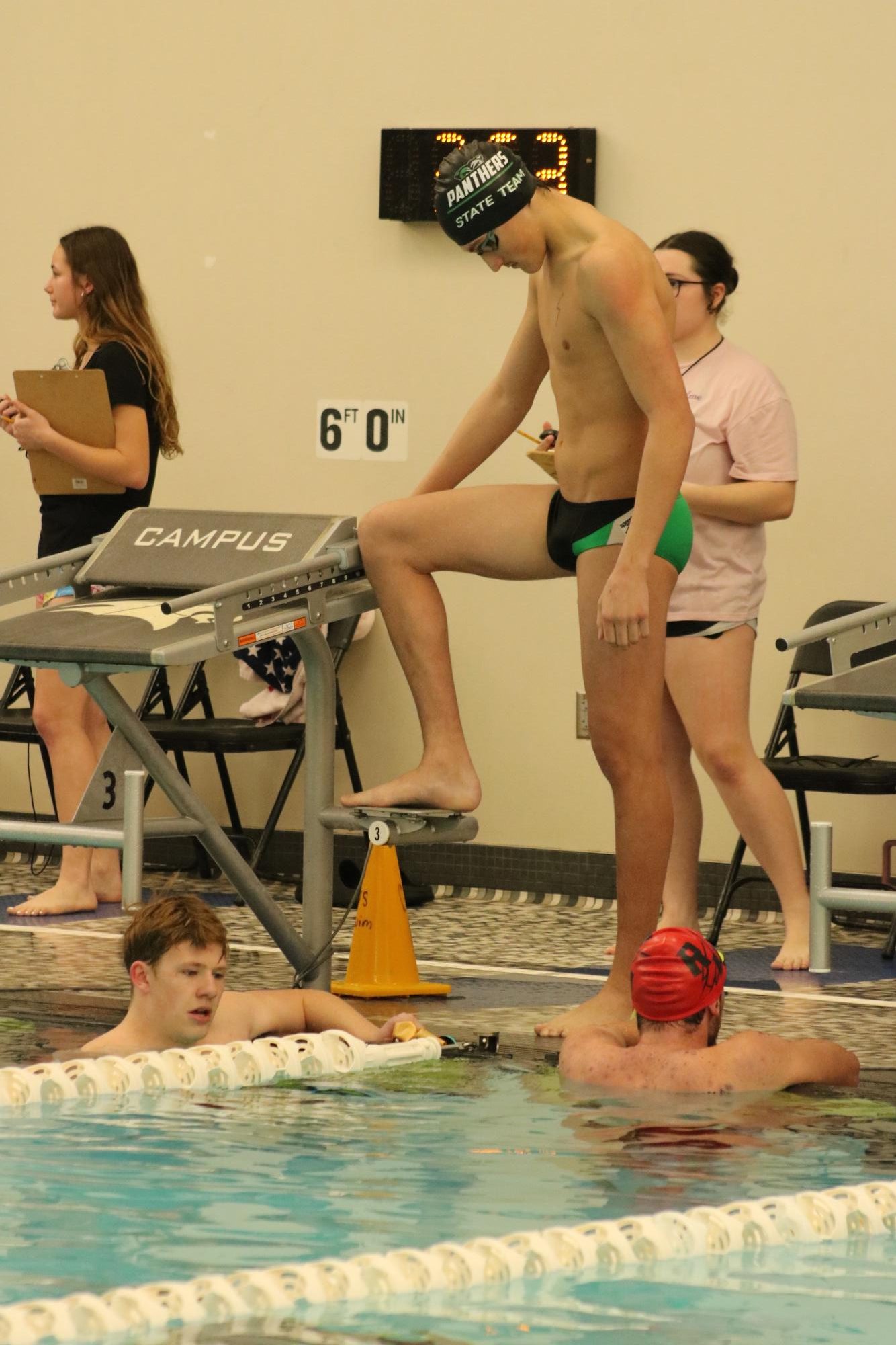 Boys swim meet at Campus (Photos by Sophia Rogers)