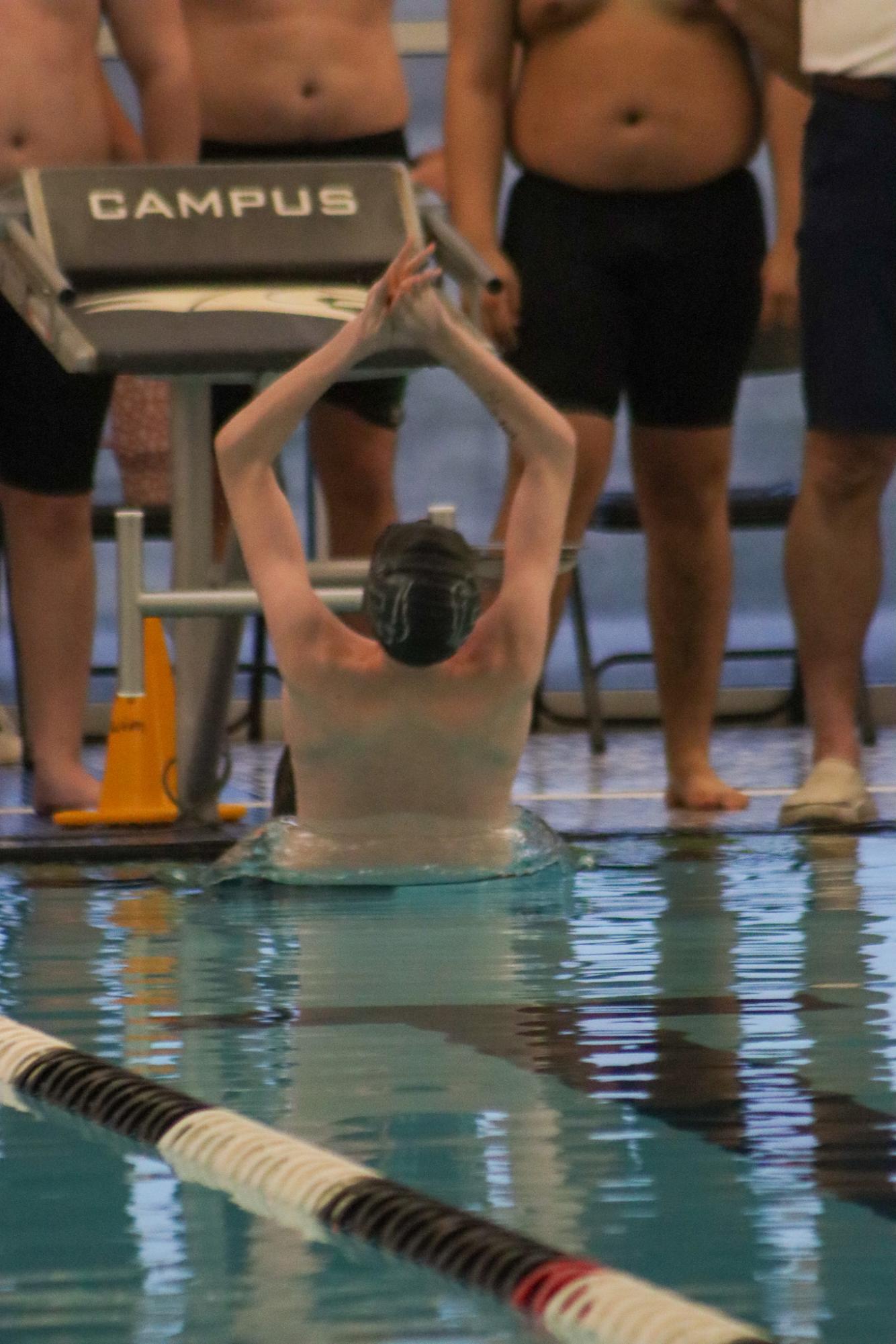 Varsity Swim meet  (Photos by Delainey Stephenson)