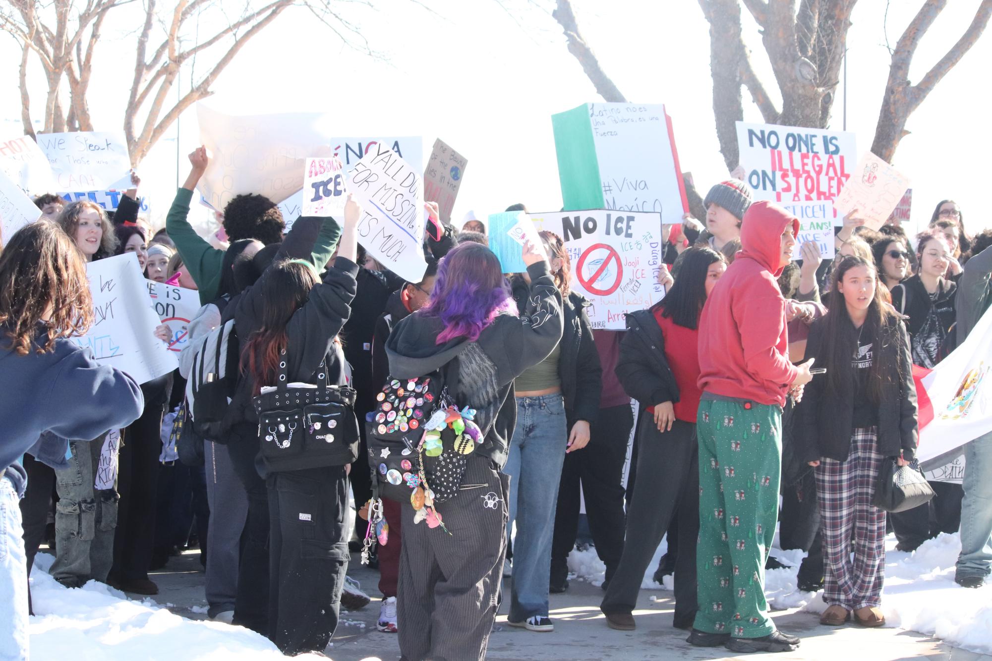 ICE Protest (photos by Alex Flores)