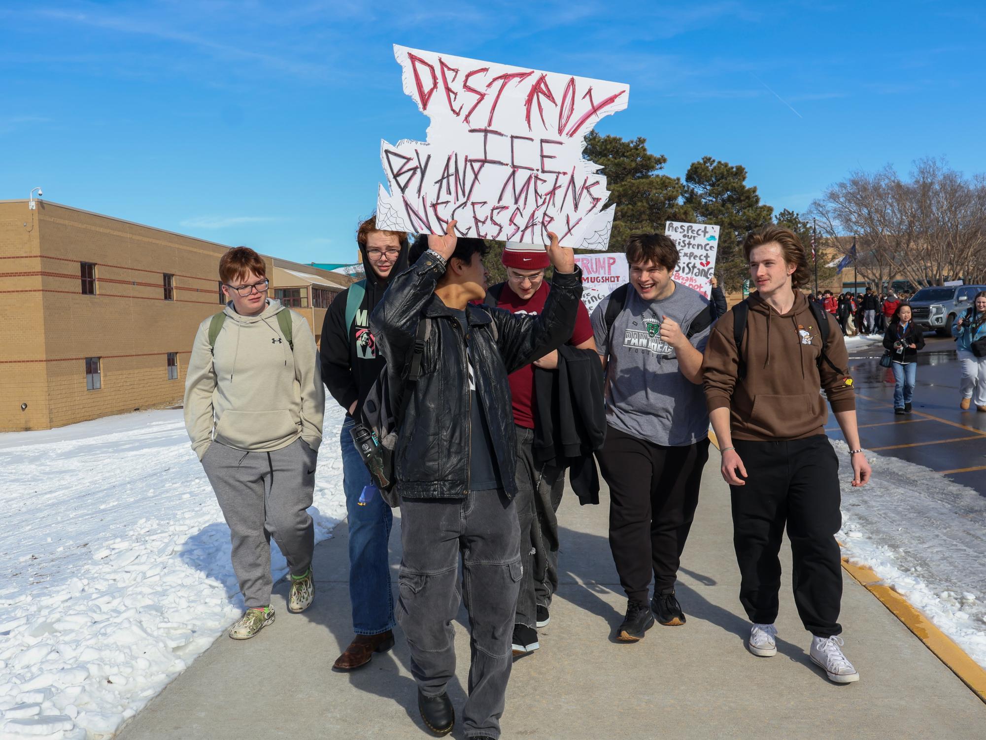 ICE protest (Photos by Ella Davidson)