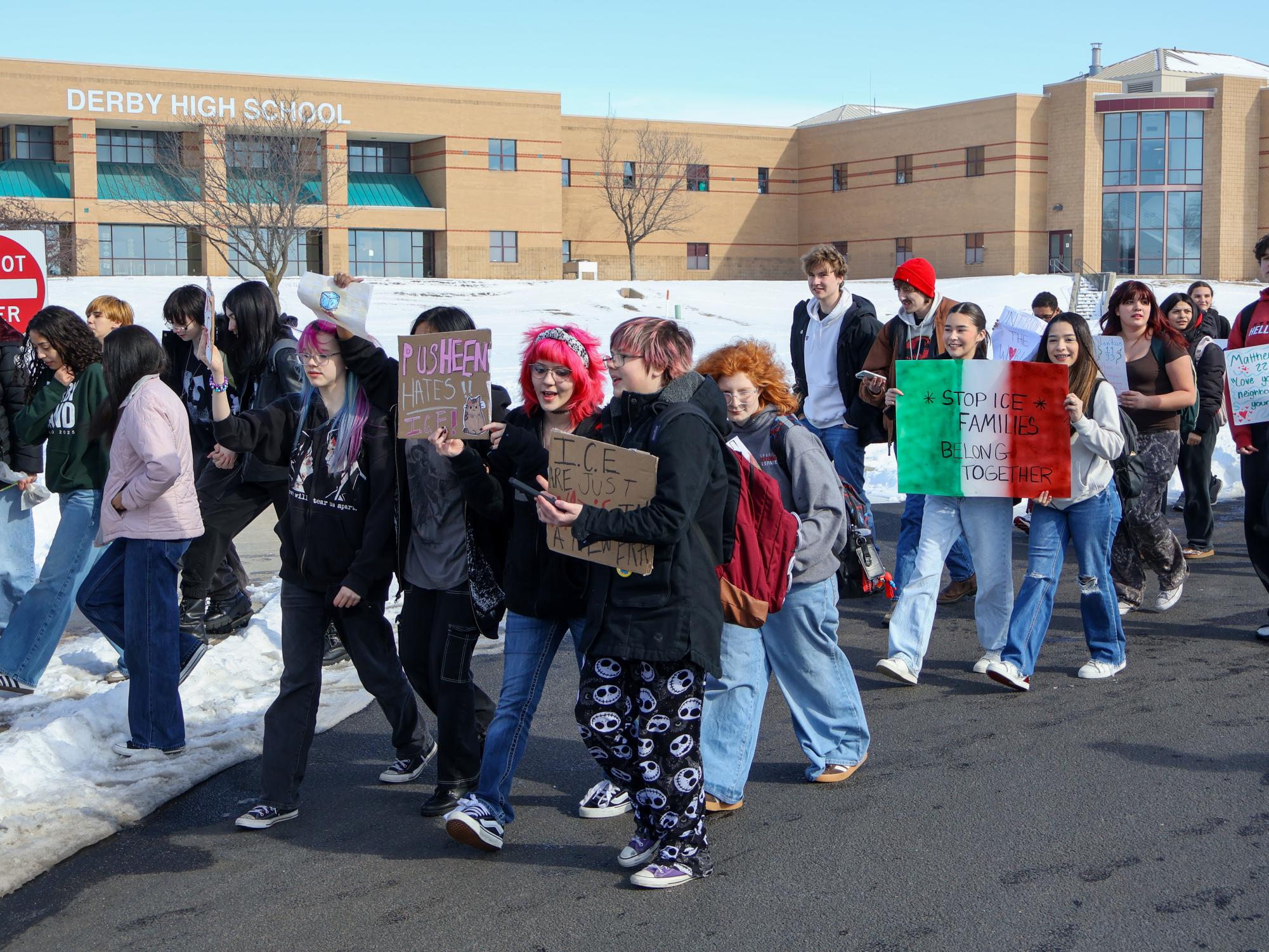 ICE protest (Photos by Ella Davidson)