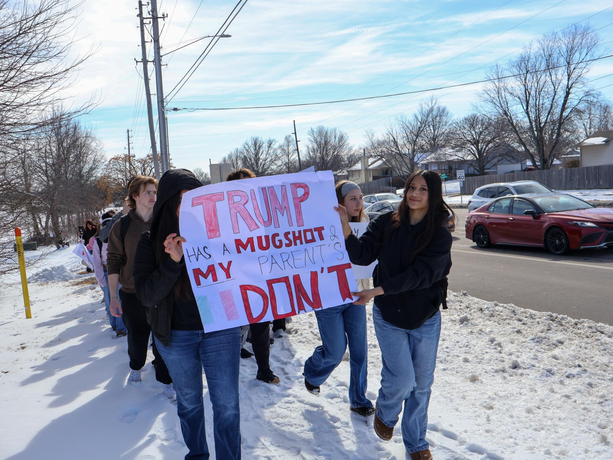 ICE protest (Photos by Ella Davidson)