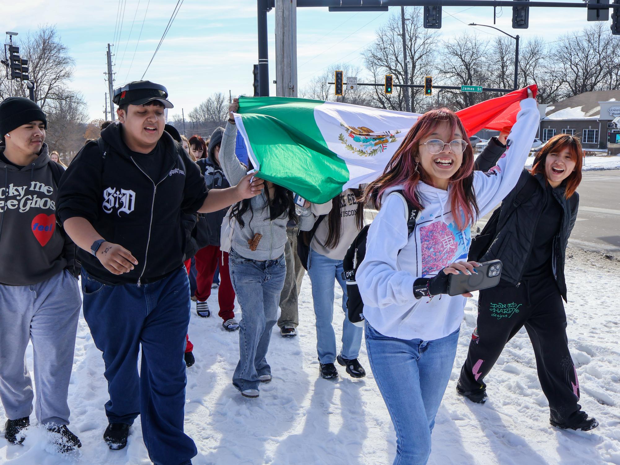 ICE protest (Photos by Ella Davidson)