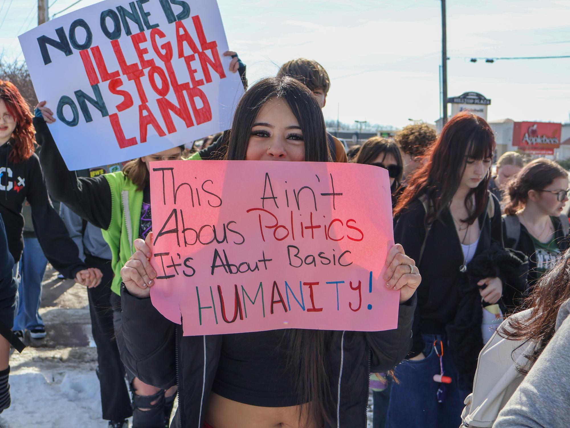 ICE protest (Photos by Ella Davidson)