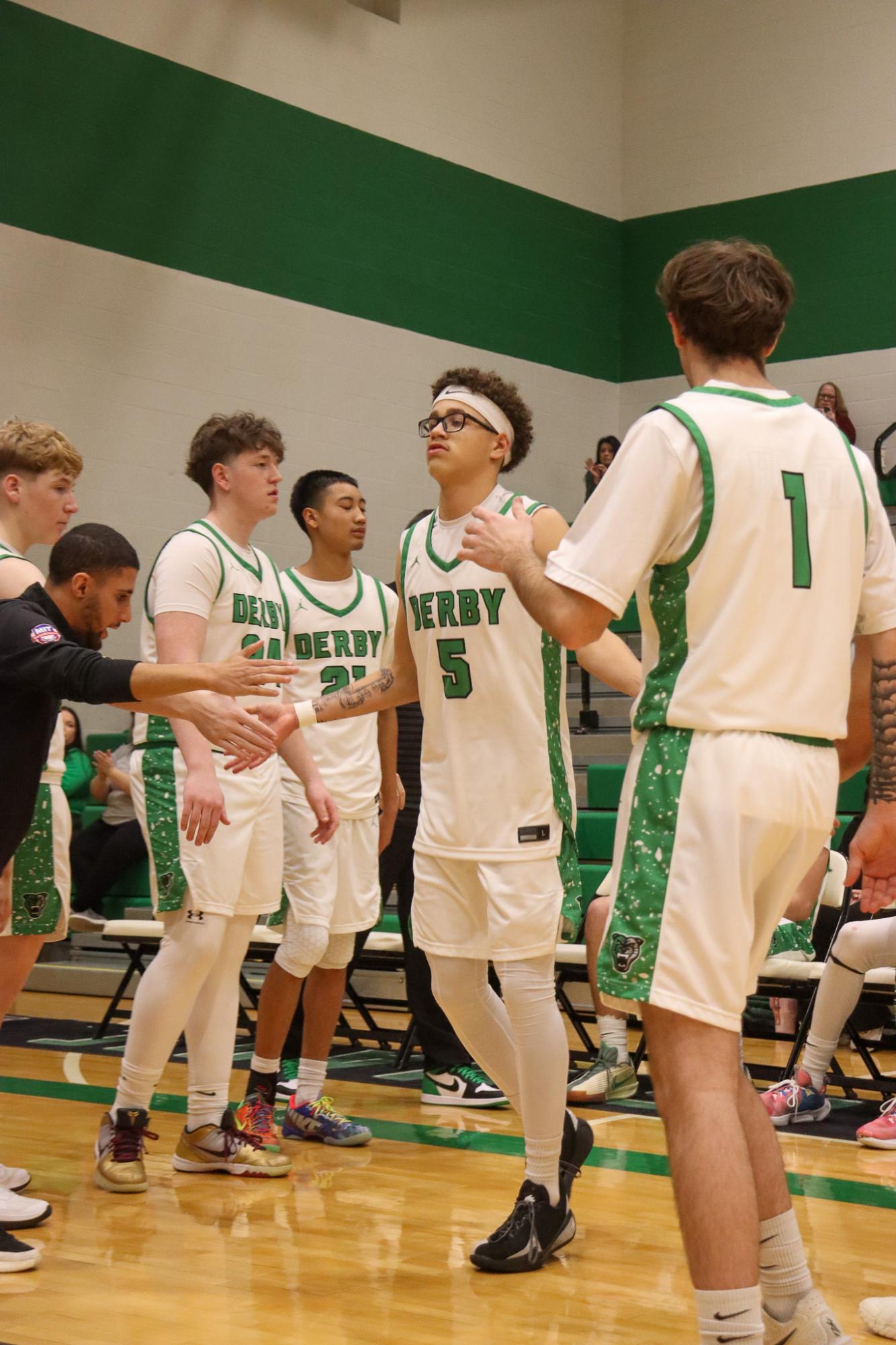 Boys varsity basketball vs. Hutch (Photos by Delainey Stephenson)