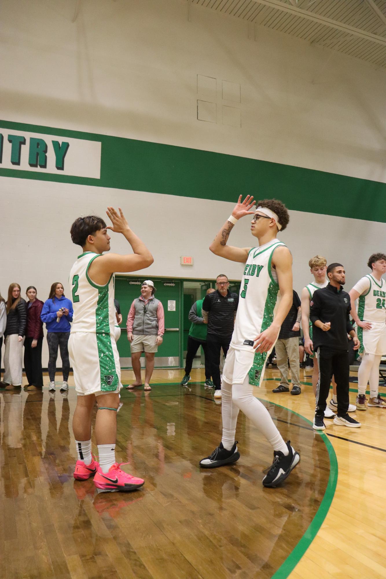 Boys varsity basketball vs. Hutch (Photos by Delainey Stephenson)