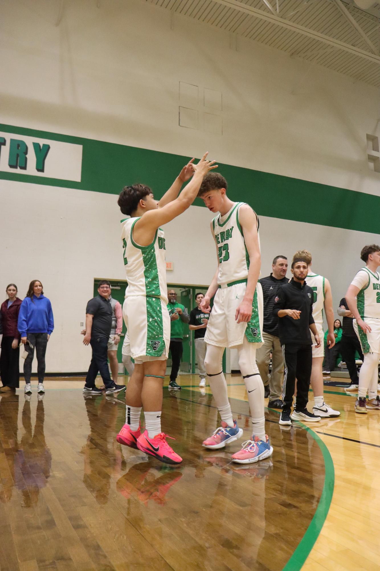 Boys varsity basketball vs. Hutch (Photos by Delainey Stephenson)