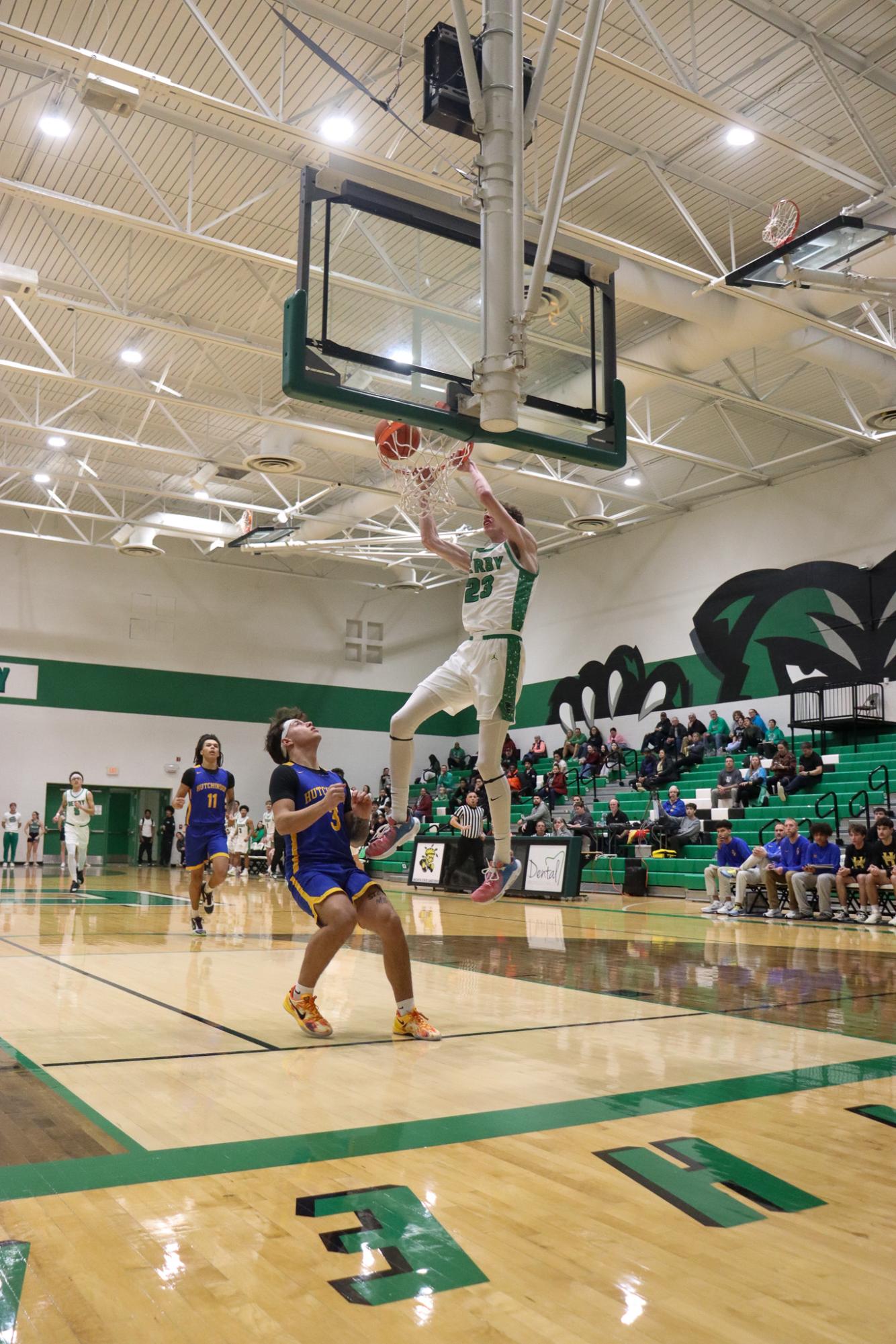 Boys varsity basketball vs. Hutch (Photos by Delainey Stephenson)