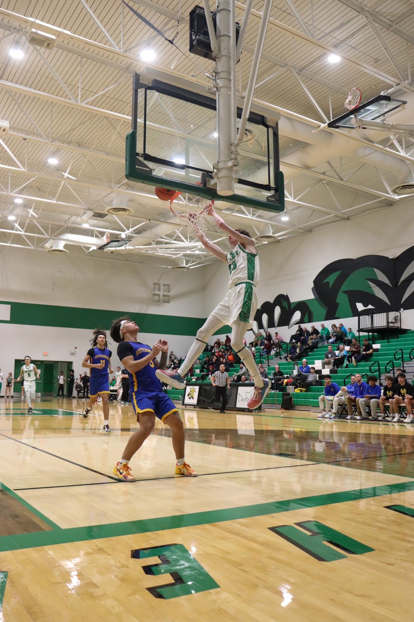 Boys varsity basketball vs. Hutch (Photos by Delainey Stephenson)