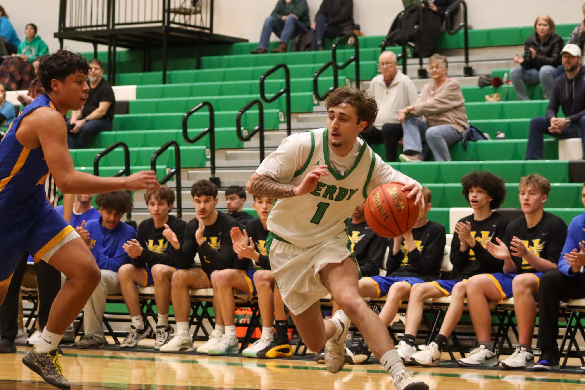 Boys varsity basketball vs. Hutch (Photos by Delainey Stephenson)