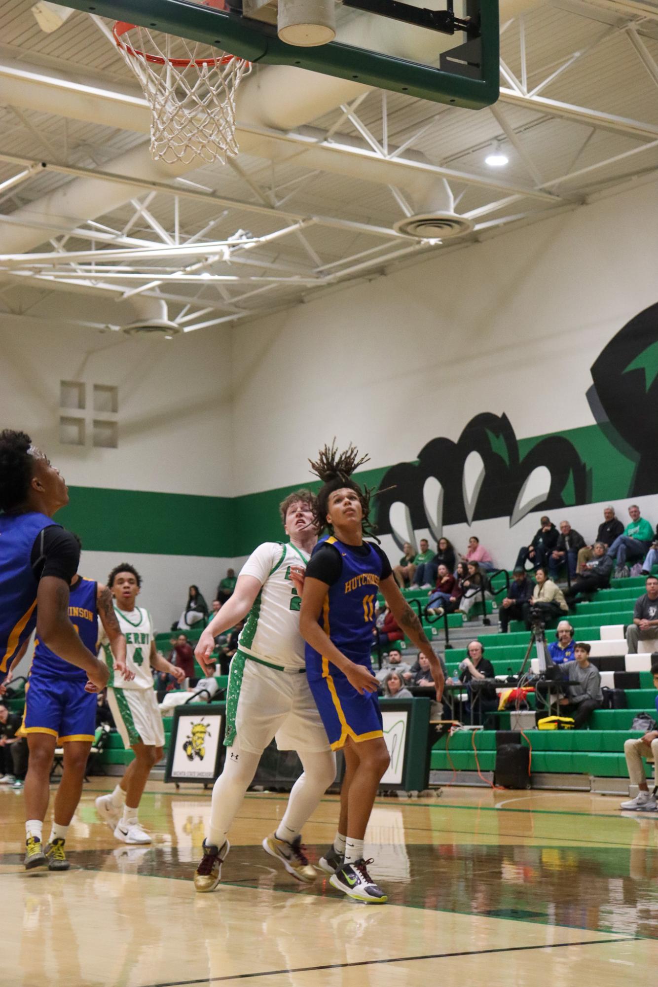 Boys varsity basketball vs. Hutch (Photos by Delainey Stephenson)