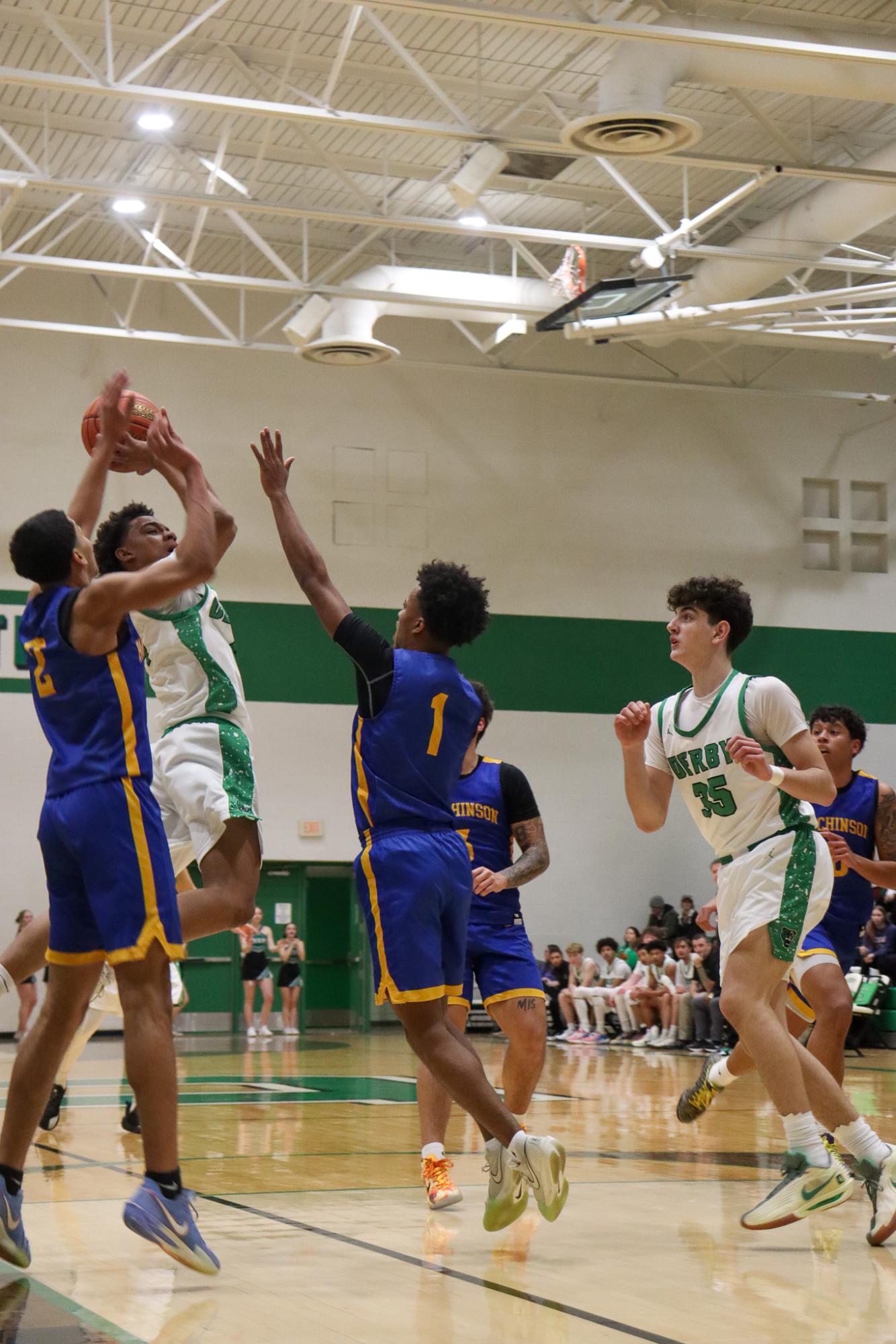 Boys varsity basketball vs. Hutch (Photos by Delainey Stephenson)