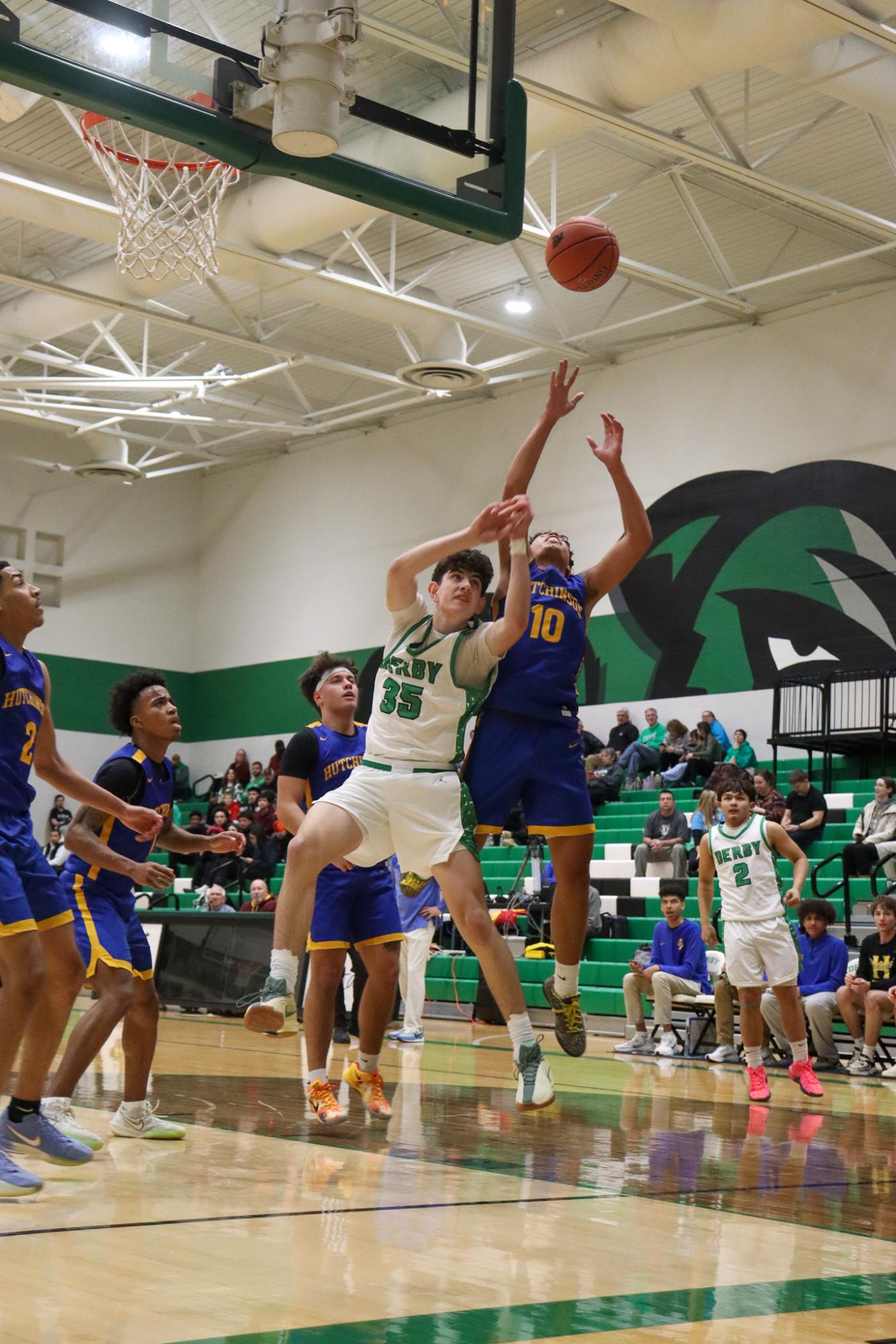 Boys varsity basketball vs. Hutch (Photos by Delainey Stephenson)