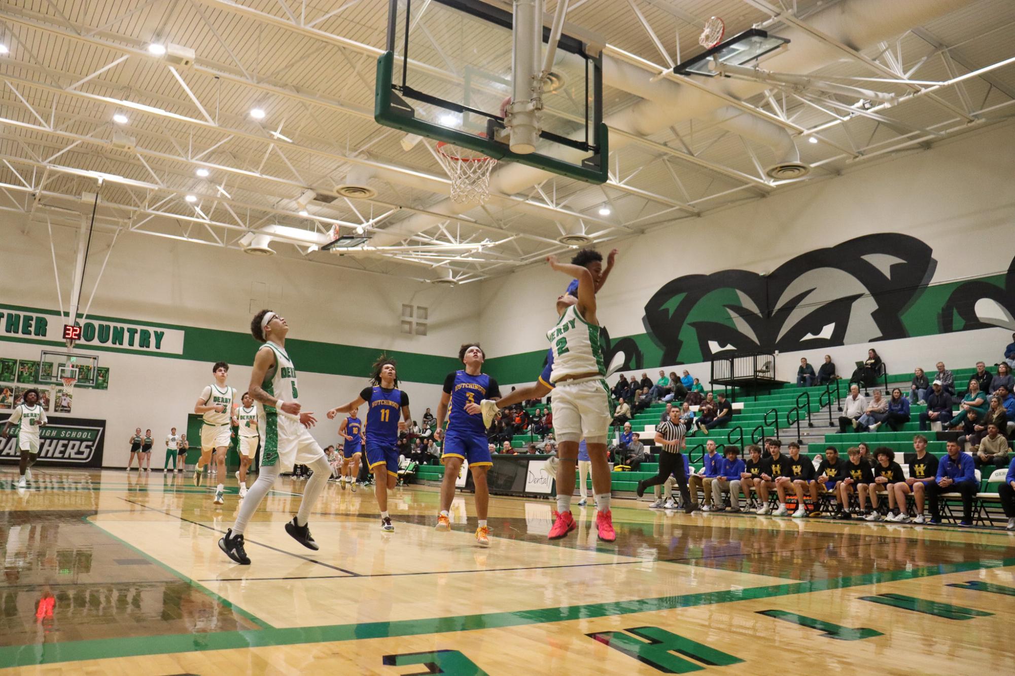 Boys varsity basketball vs. Hutch (Photos by Delainey Stephenson)