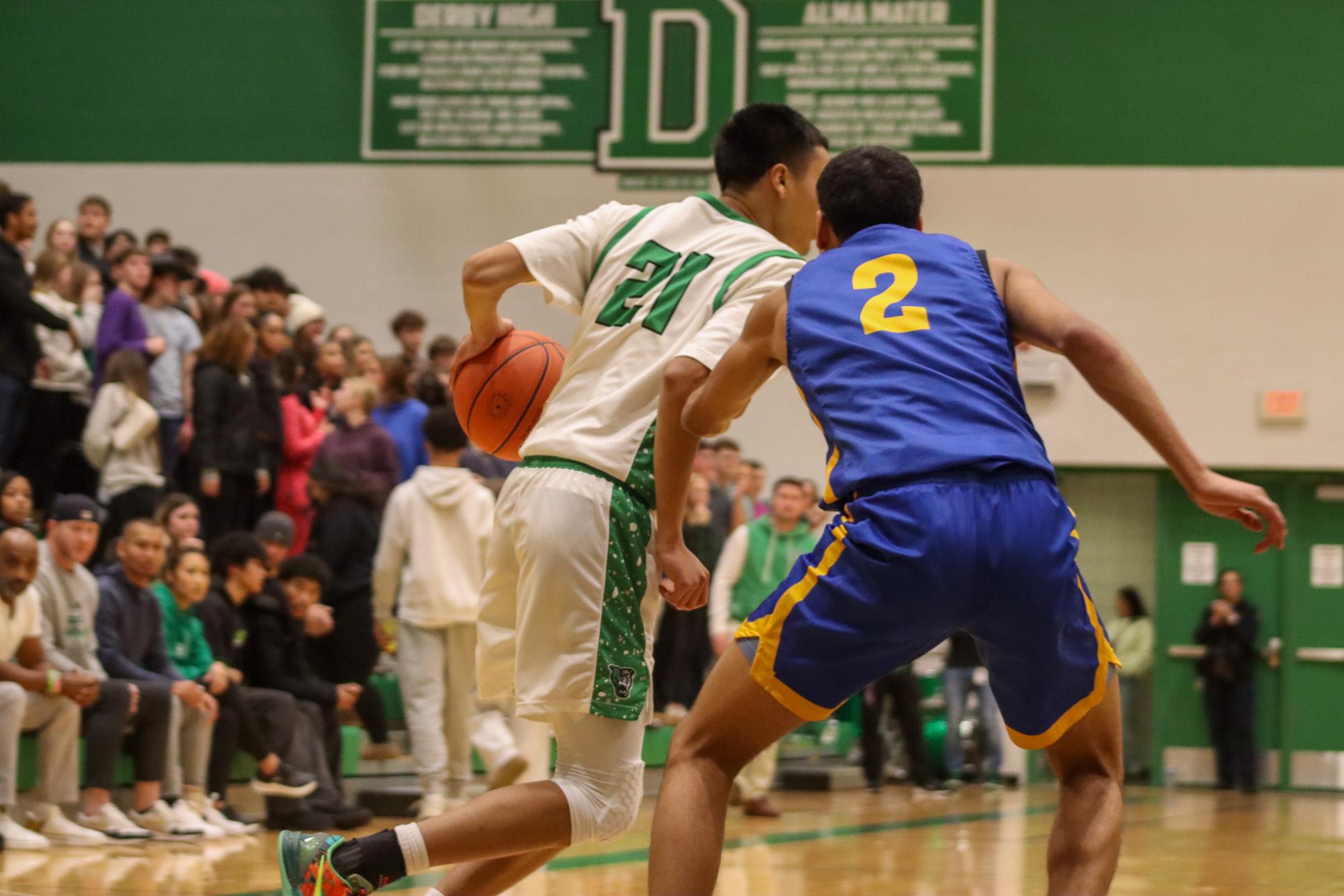 Boys varsity basketball vs. Hutch (Photos by Delainey Stephenson)