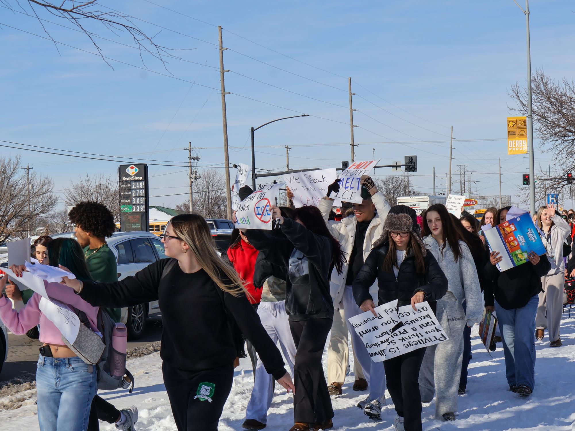 ICE protest (Photos by Ella Davidson)
