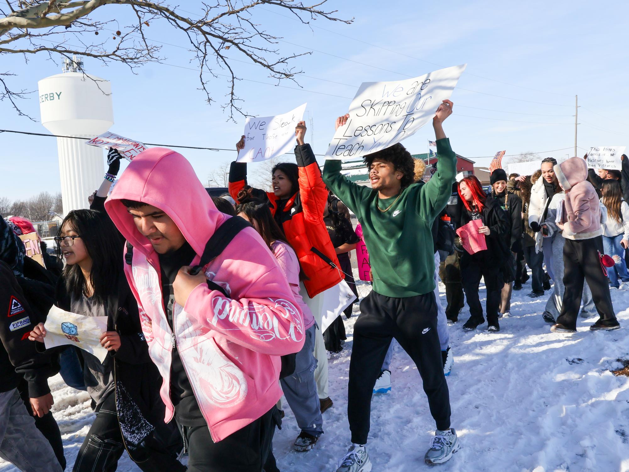 ICE protest (Photos by Ella Davidson)