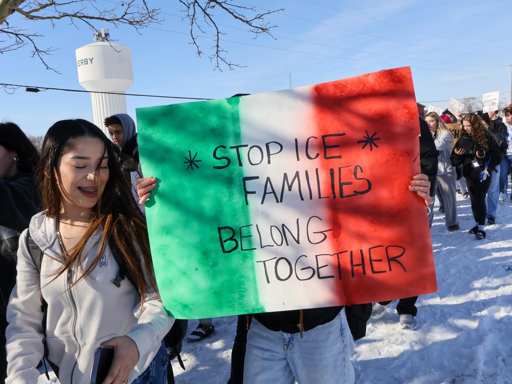 ICE protest (Photos by Ella Davidson)