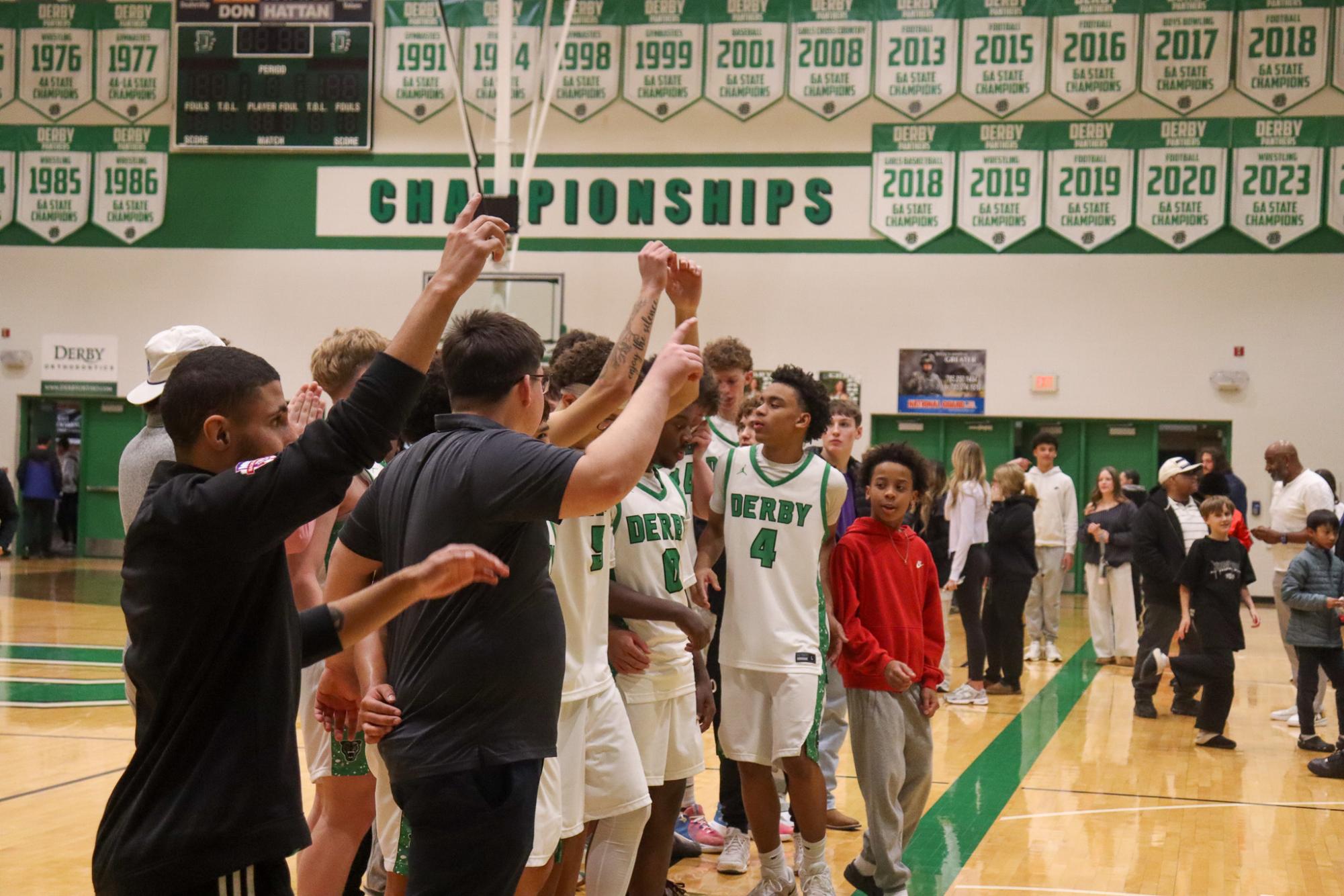 Boys varsity basketball vs. Hutch (Photos by Delainey Stephenson)