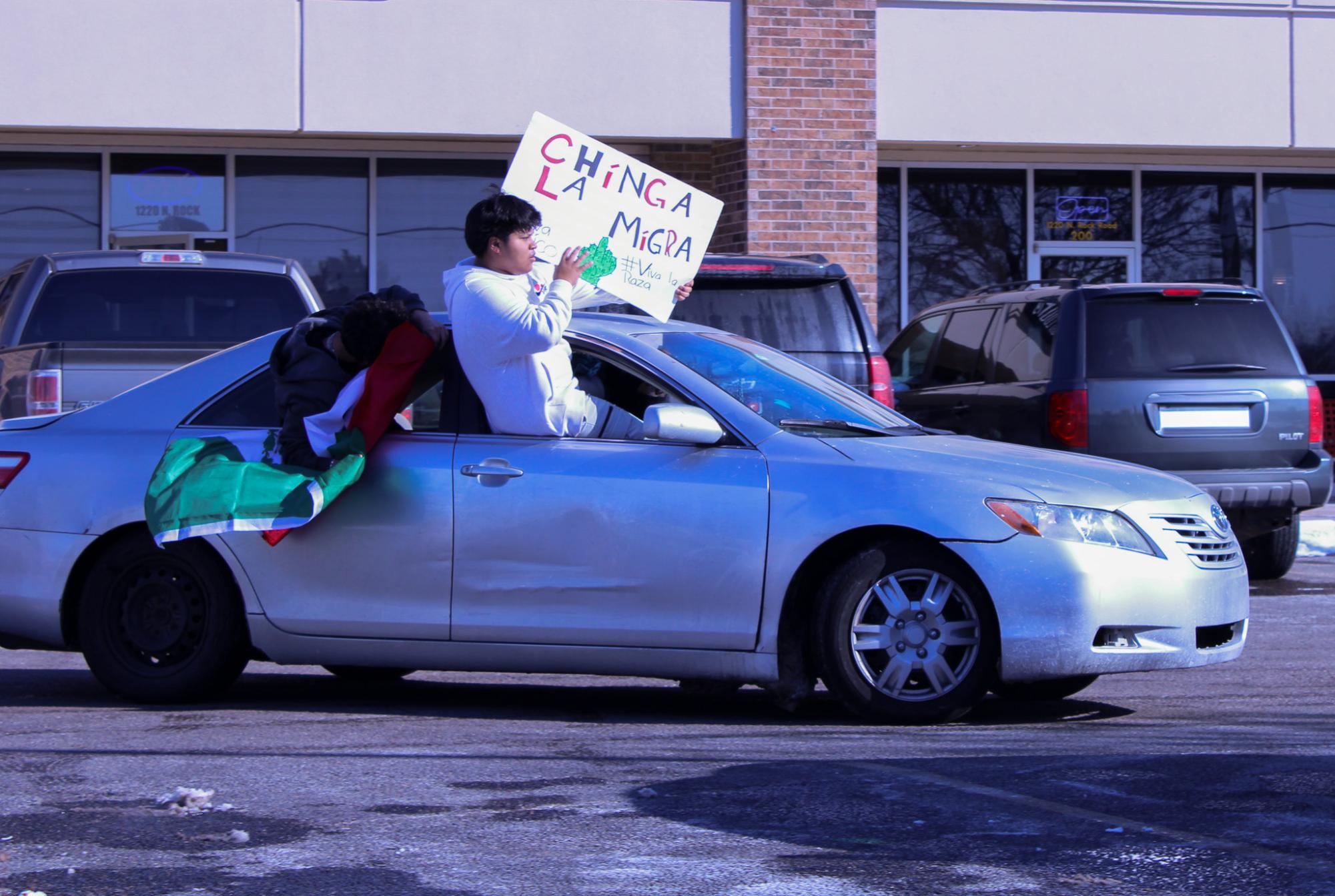 DHS Students Against ICE (Protest) (Photos by Kaci Stephenson)