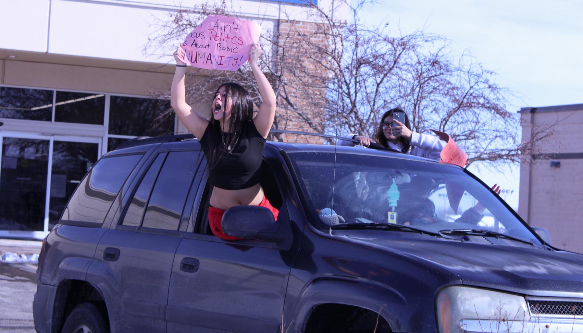 DHS Students Against ICE (Protest) (Photos by Kaci Stephenson)