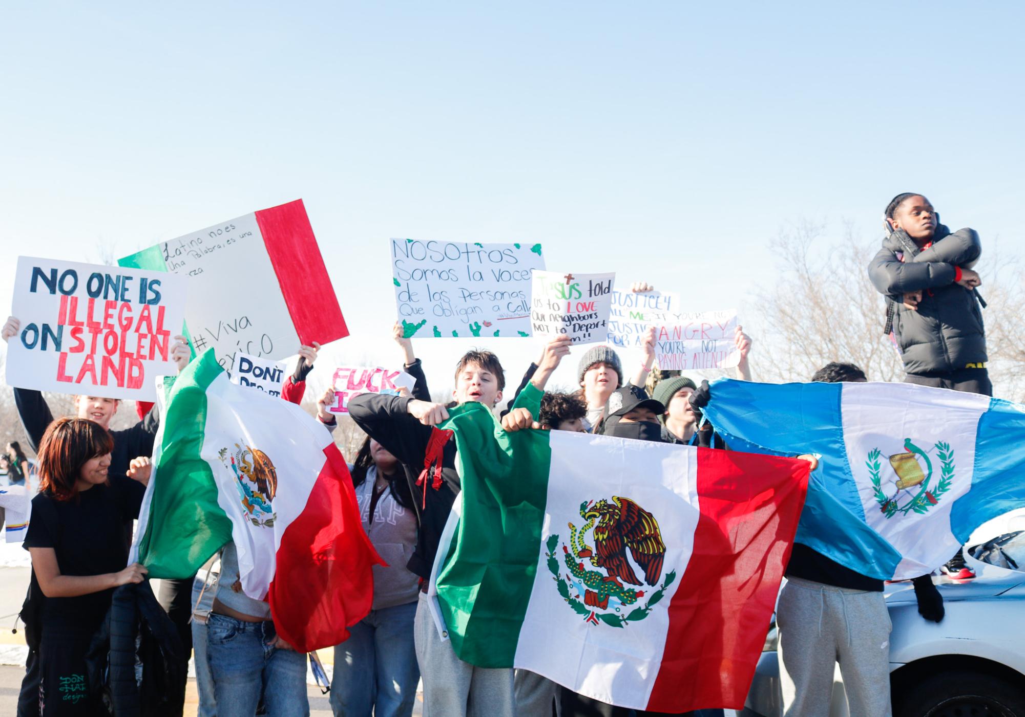 ICE protest (Photos by Ava Mbawuike)