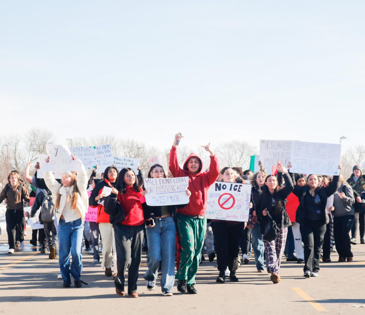 DHS students walkout as form of protest against ICE.