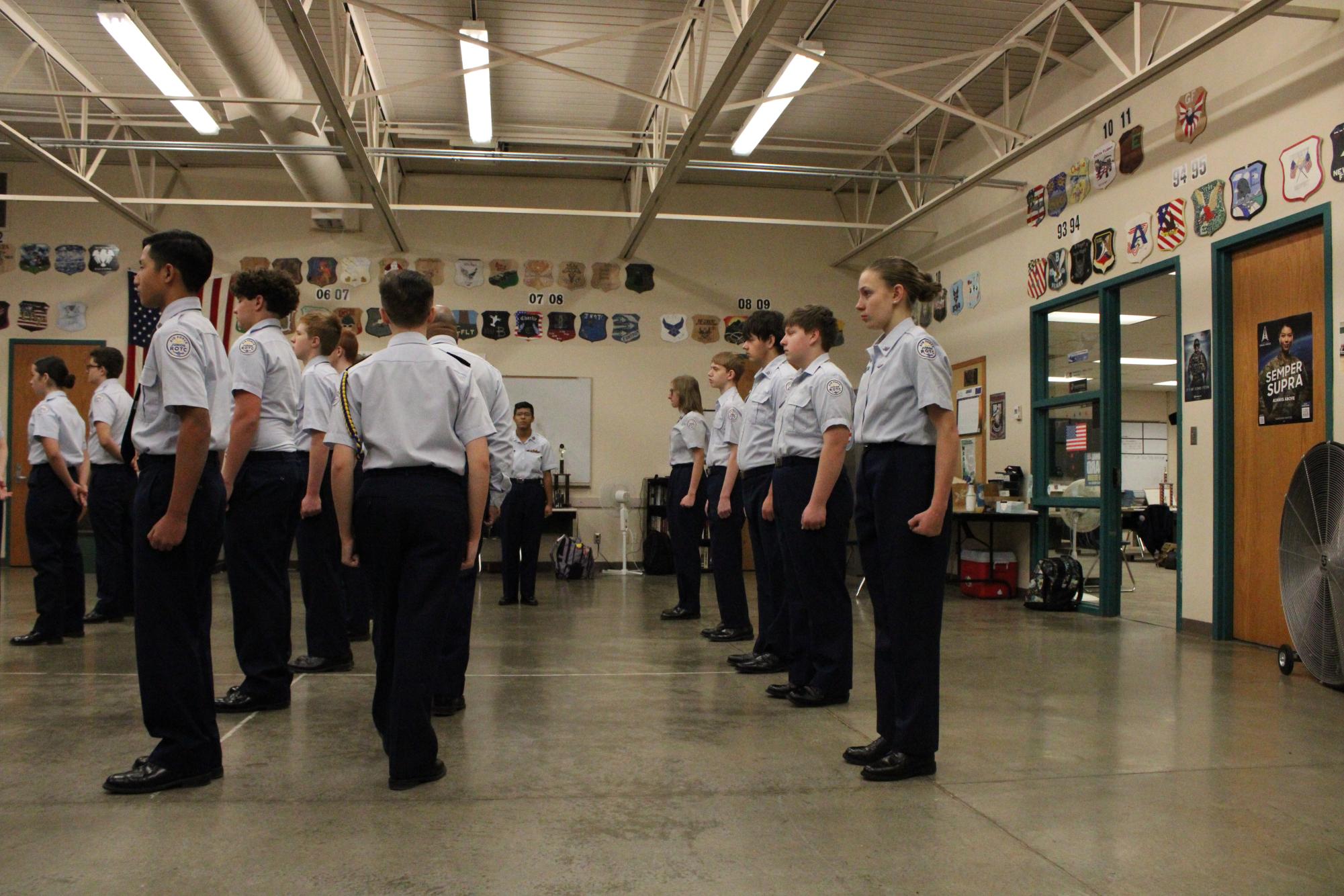 JROTC Uniform Check (Photos by Isadora Colgrove)