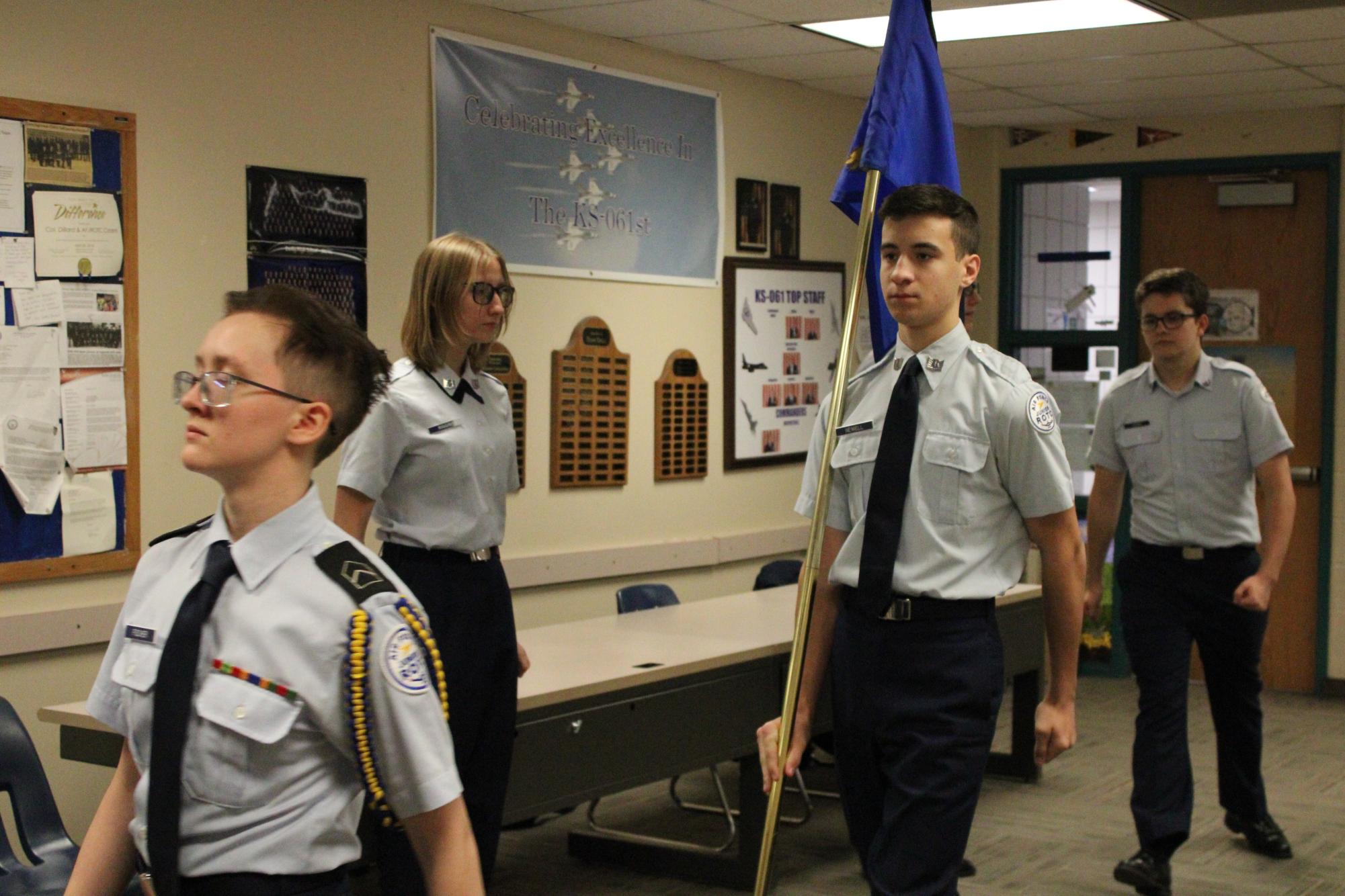JROTC Uniform Check (Photos by Isadora Colgrove)