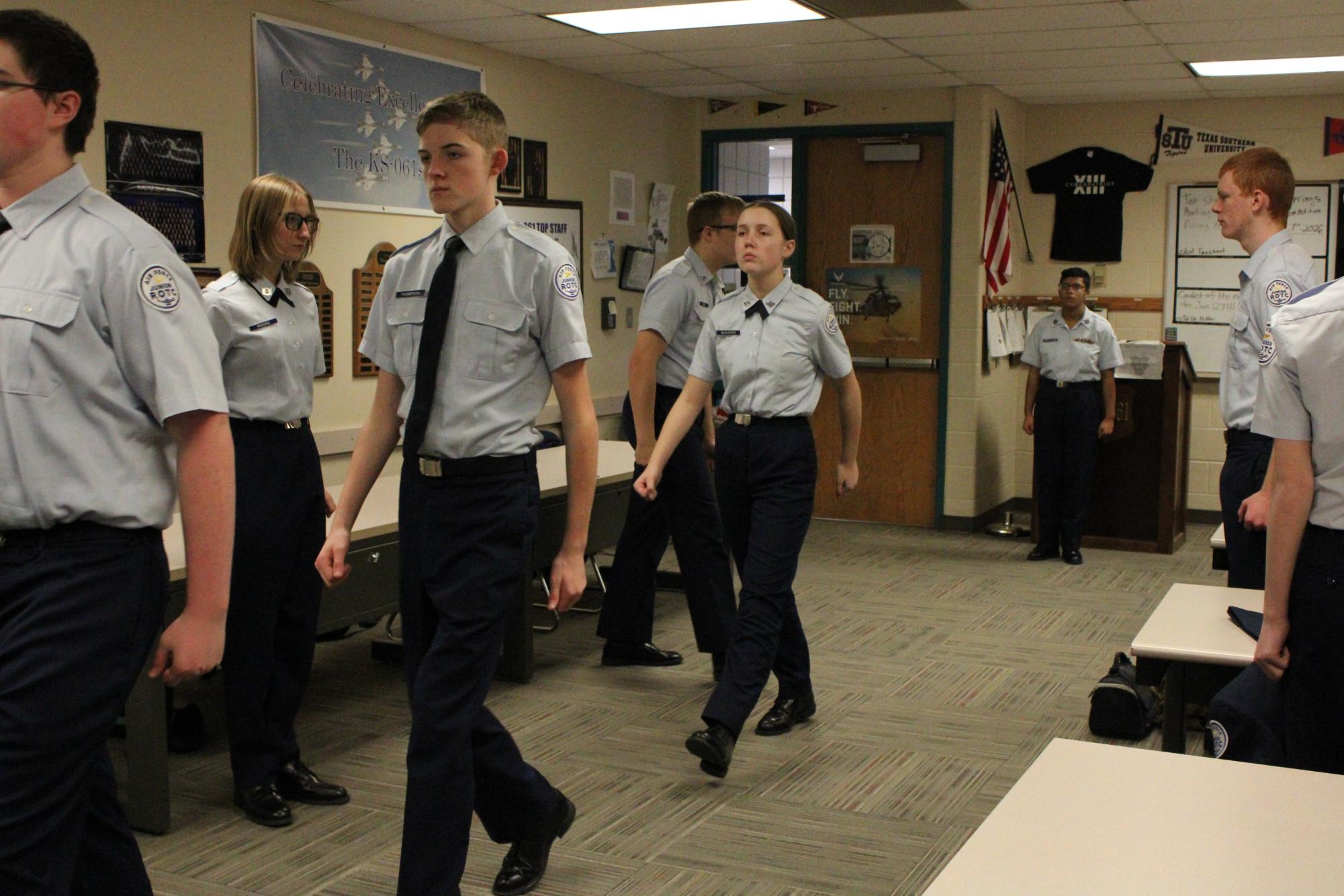 JROTC Uniform Check (Photos by Isadora Colgrove)