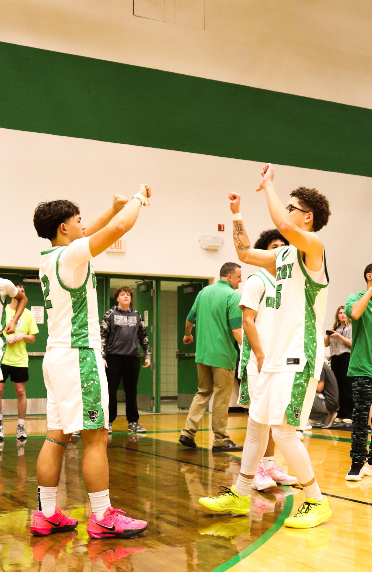 Boys varsity basketball vs. Eisenhower (Photos by Delainey Stephenson)