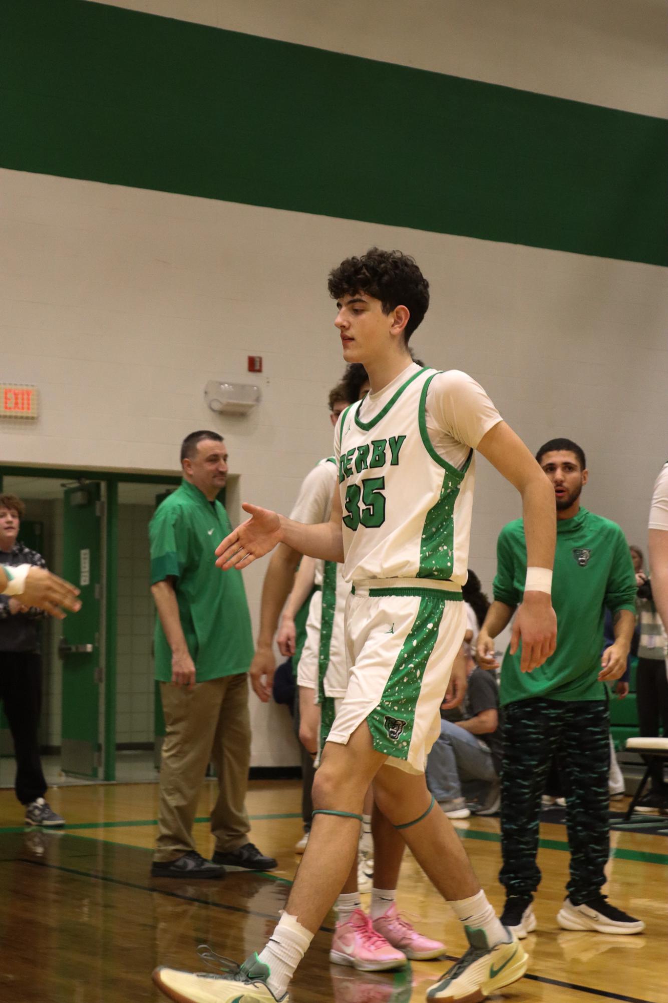 Boys varsity basketball vs. Eisenhower (Photos by Delainey Stephenson)