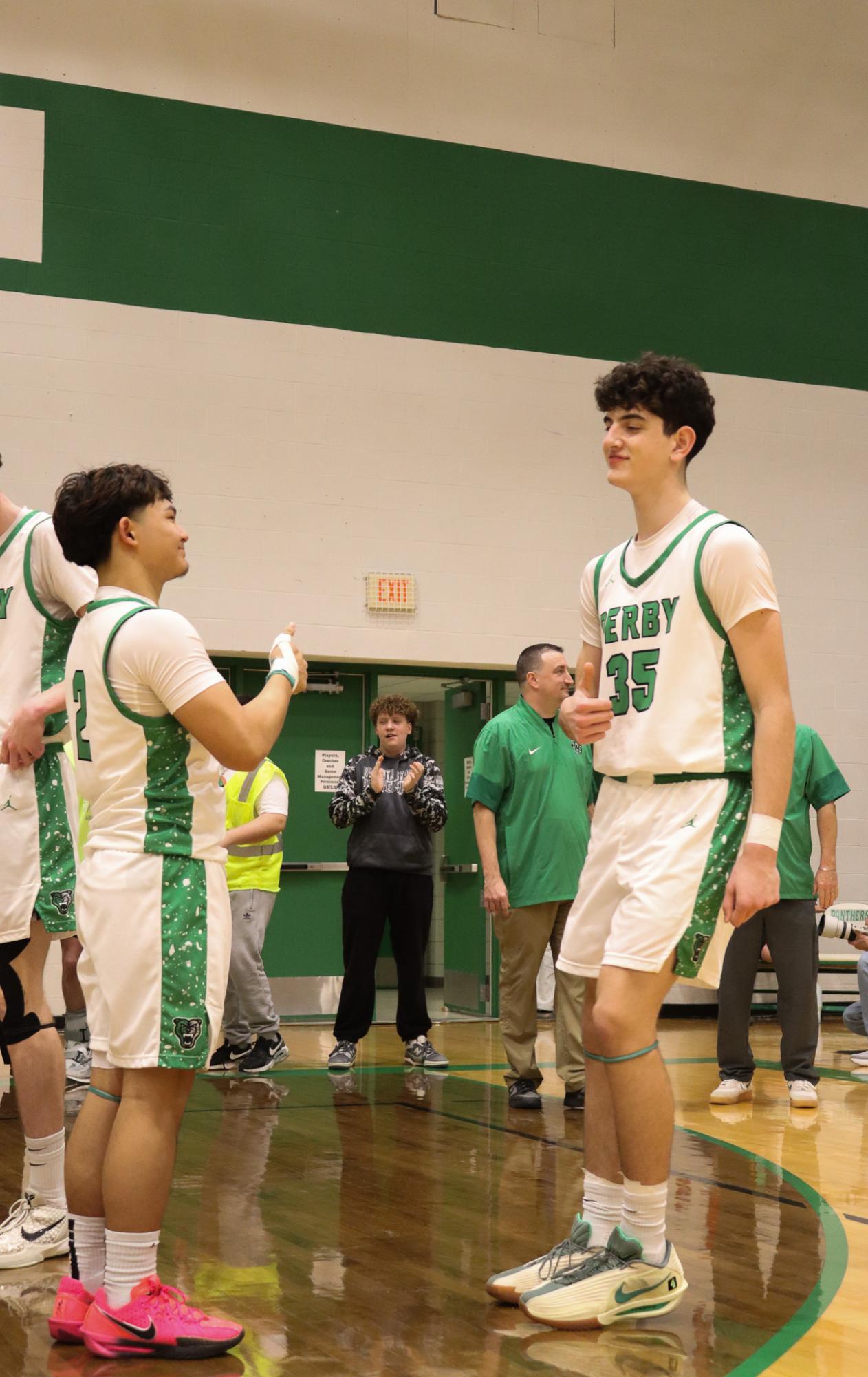 Boys varsity basketball vs. Eisenhower (Photos by Delainey Stephenson)