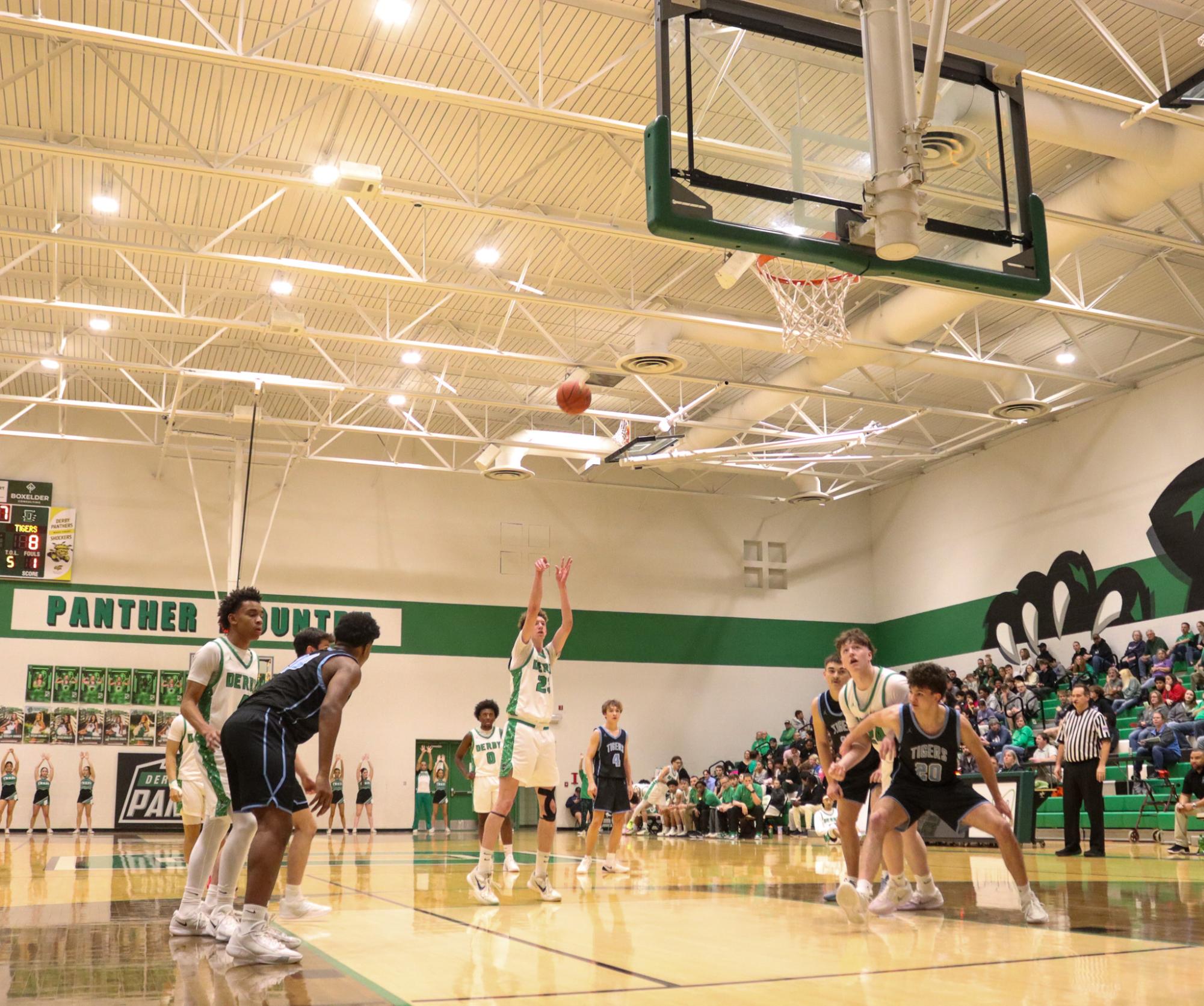 Boys varsity basketball vs. Eisenhower (Photos by Delainey Stephenson)