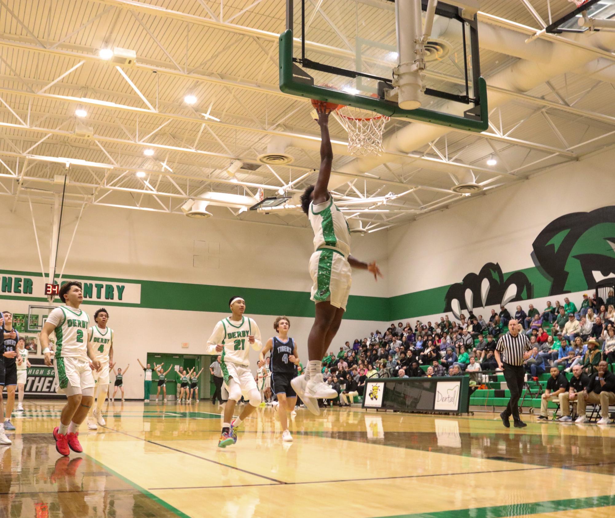 Boys varsity basketball vs. Eisenhower (Photos by Delainey Stephenson)